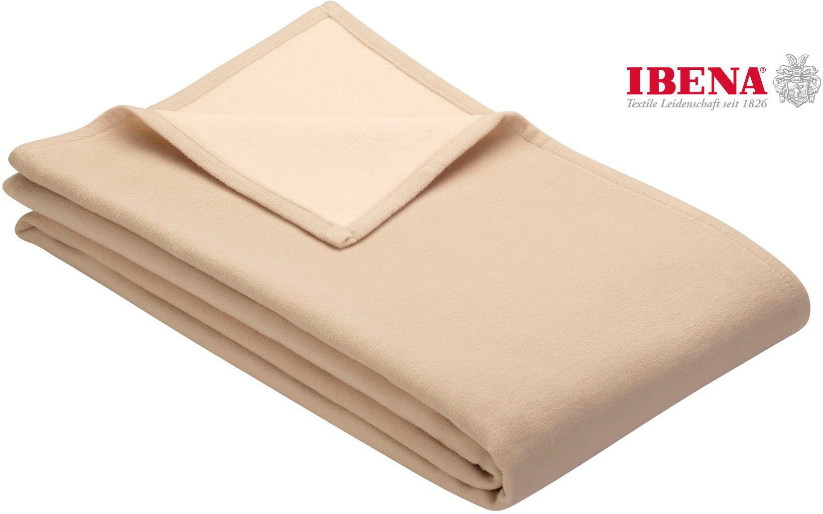 IBENA Wohndecke »Cotton Pur«, in trendigen Farben günstig online kaufen