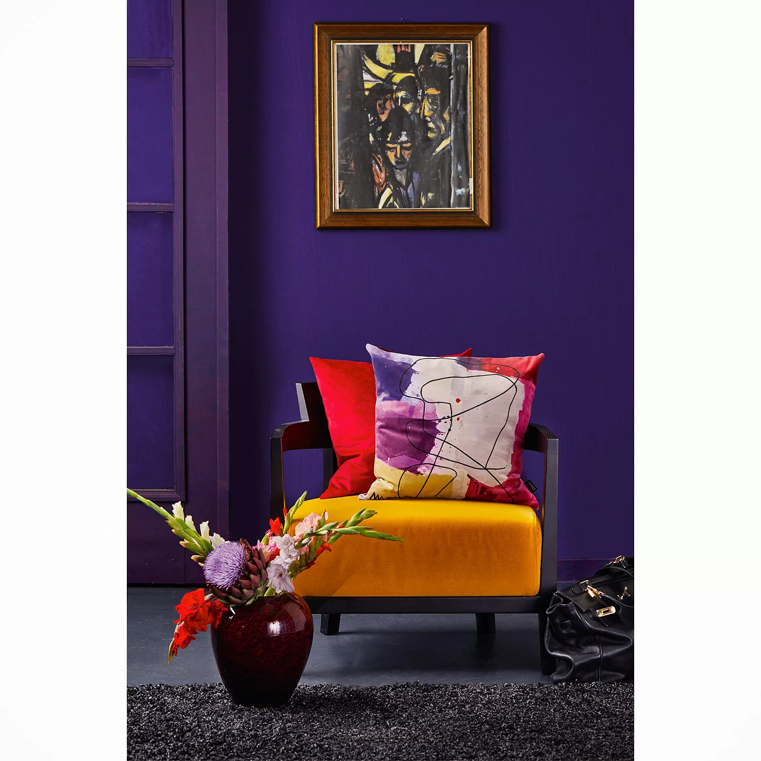 home24 Apelt Kissenbezug Suki Mehrfarbig 46x46 cm (BxH) Kunstfaser günstig online kaufen