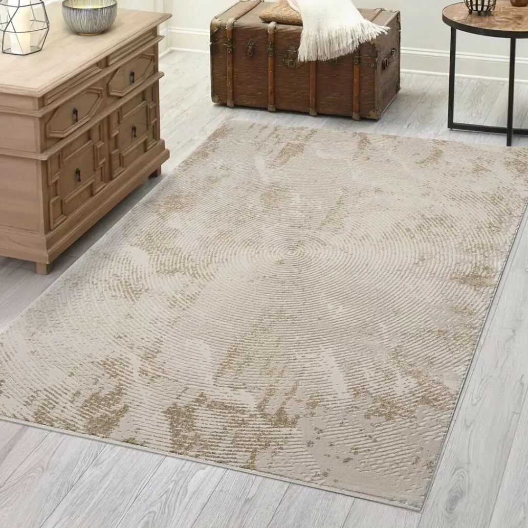 Carpet City Teppich »ANTIK481«, rechteckig, 10 mm Höhe, Kurzflor, 3D-Optik, günstig online kaufen