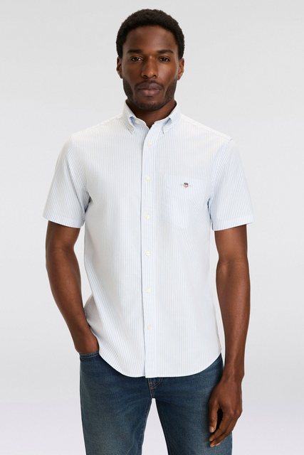 Gant Kurzarmhemd REG CLASSIC OXFORD STRIPE SS SHIRT günstig online kaufen