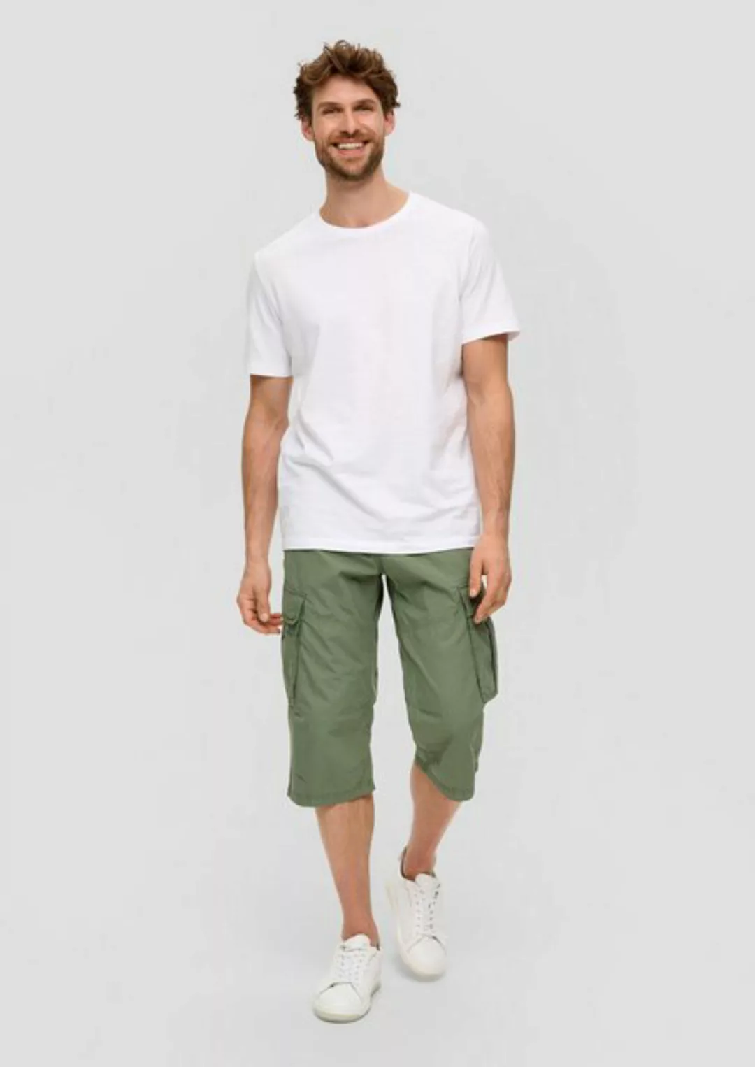 s.Oliver Bermudas Relaxed: Bermuda aus Canvas Garment Dye günstig online kaufen