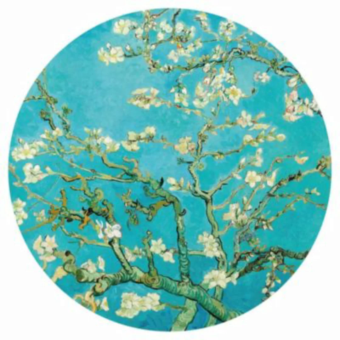 vidaXL Fotohintergrund Tapetenkreis "Mandelblüte" 142.cm günstig online kaufen