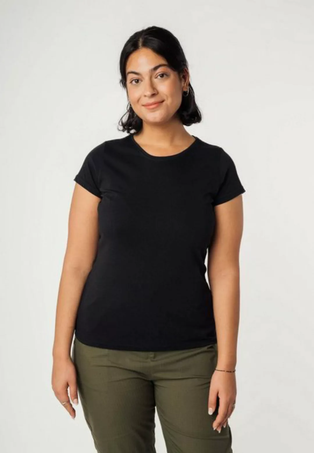 MELA Kurzarmshirt T-Shirt Basic Damen günstig online kaufen