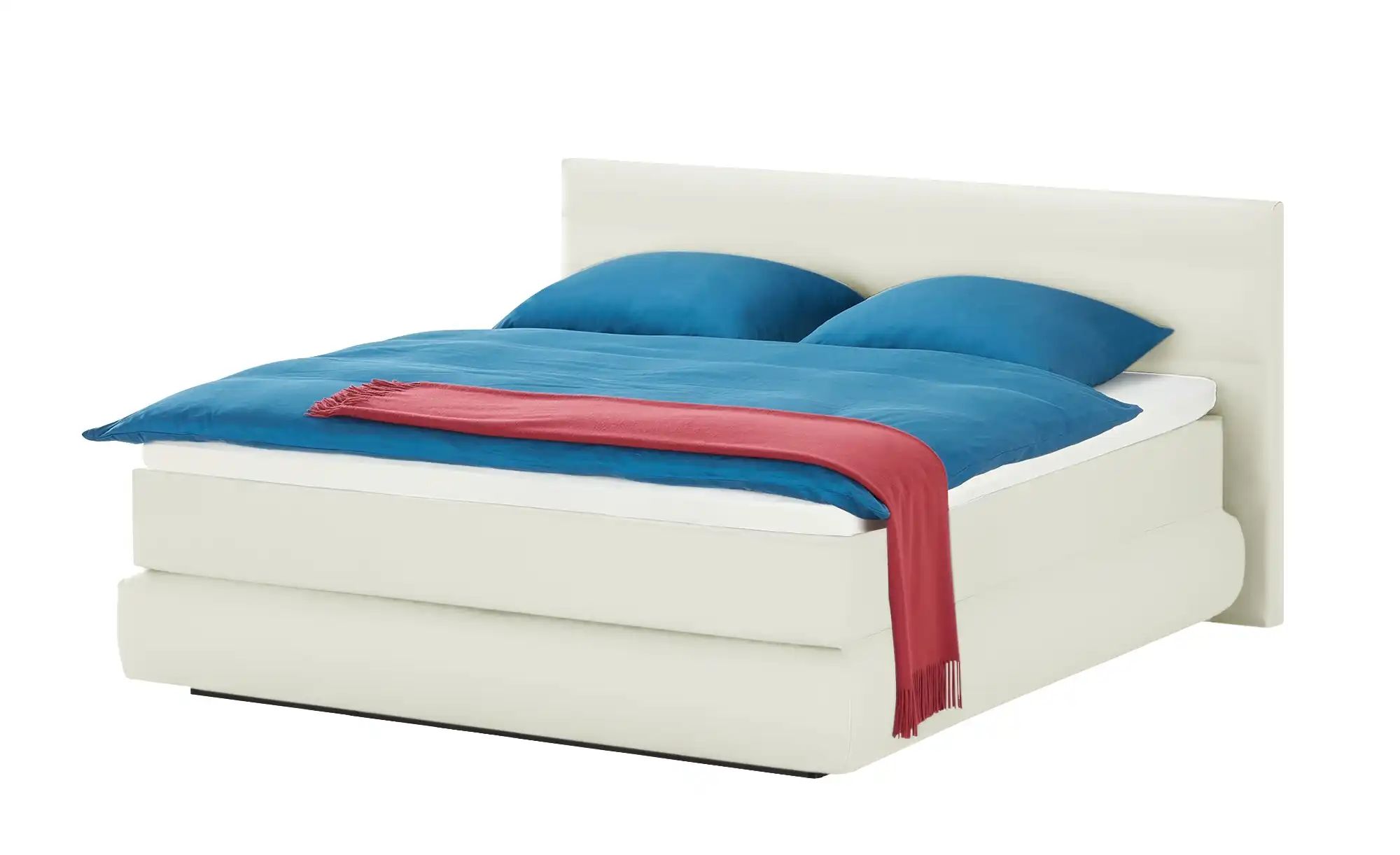 Wohnwert Boxspringbett  Dormian Bolge Low ¦ weiß ¦ Maße (cm): B: 220 H: 102 günstig online kaufen