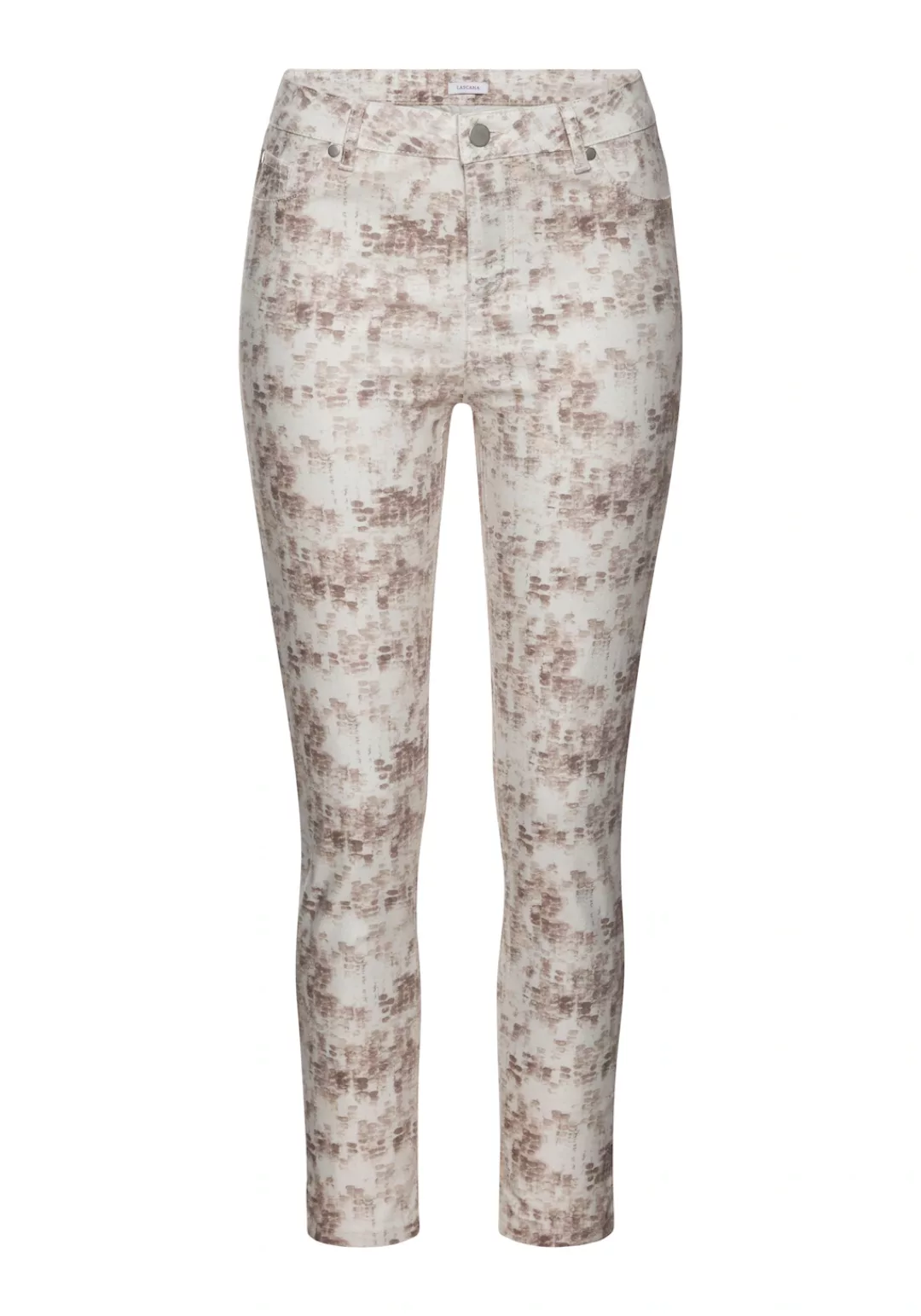 LASCANA 7/8-Jeggings, mit Alloverprint, elastische Skinny Jeans aus Baumwol günstig online kaufen