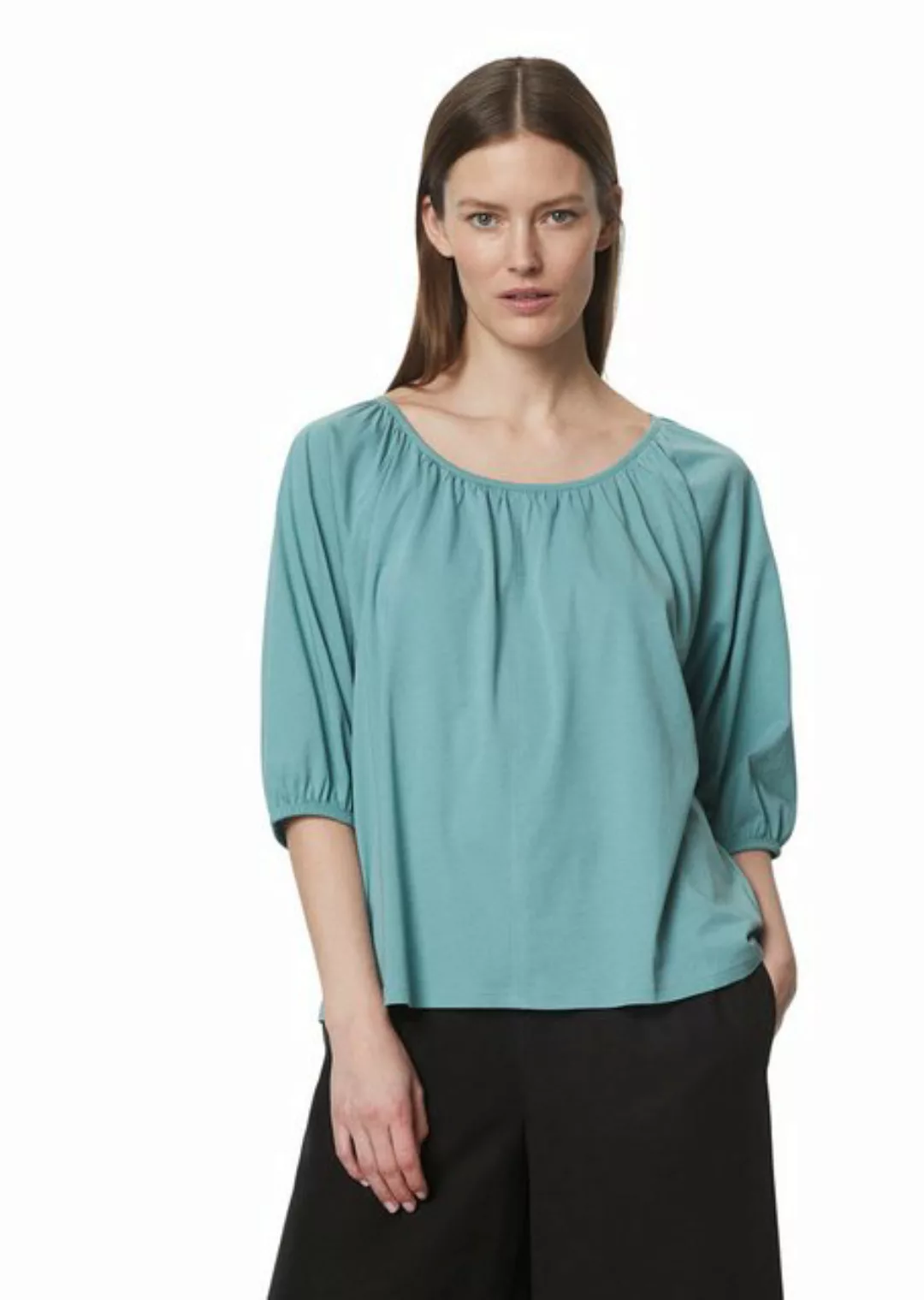 Marc O'Polo Shirtbluse aus leichtem Single Jersey günstig online kaufen