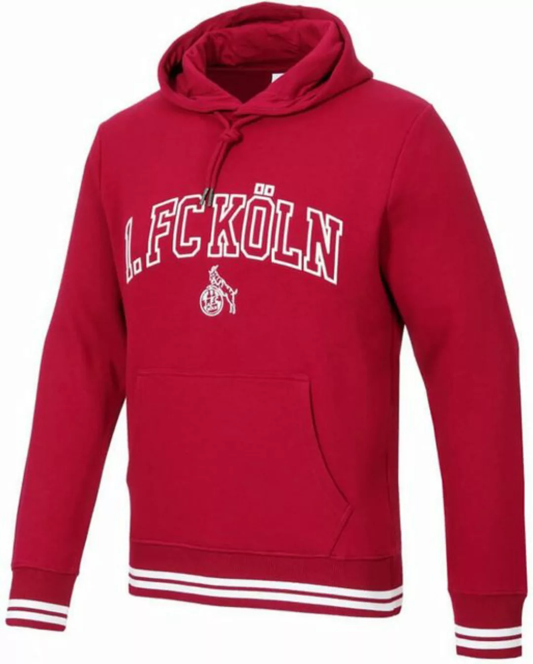 1. FC Köln Rundhalspullover Hoodie Universitätsstraße günstig online kaufen