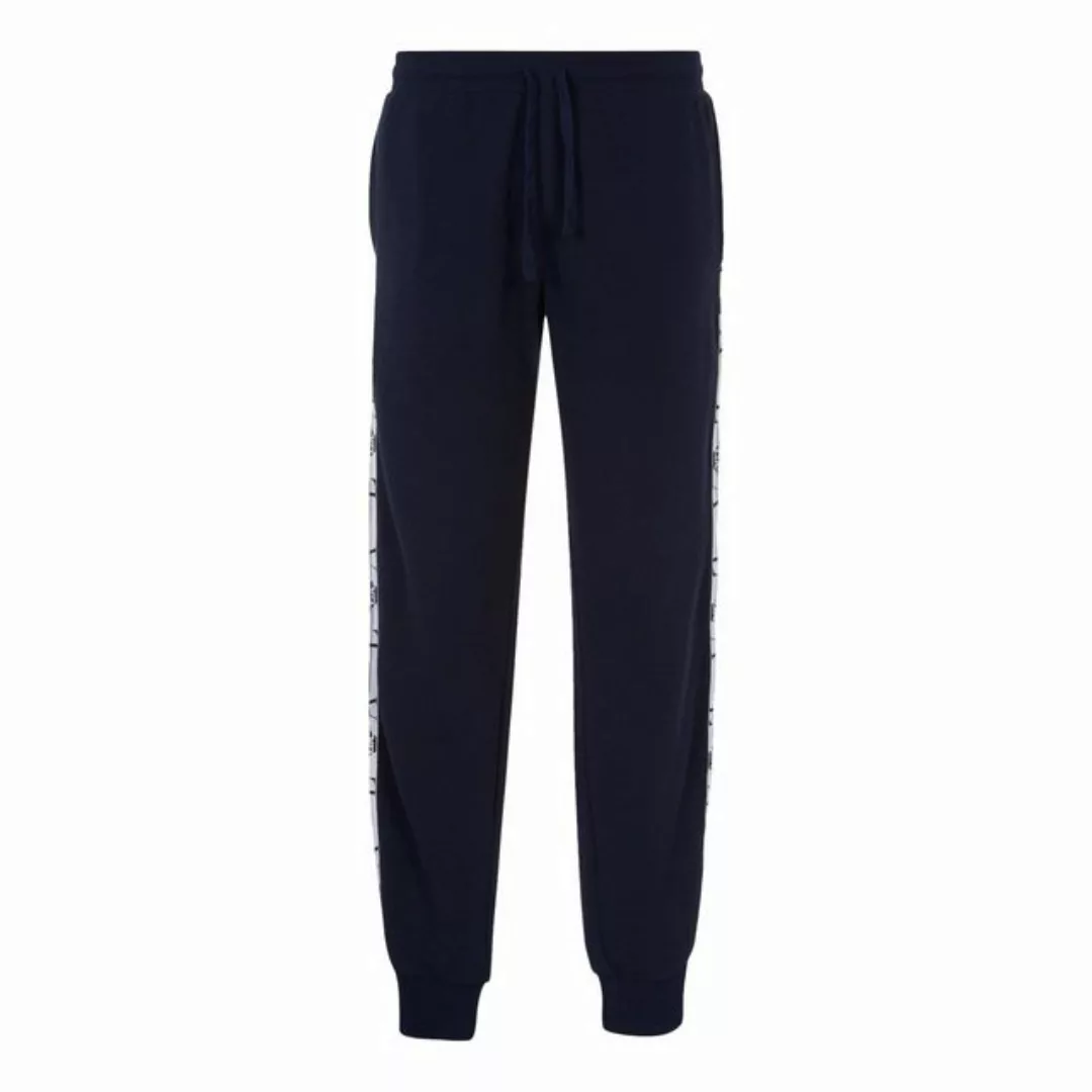 Emporio Armani Loungehose Trousers mit seitlichen Logostreifen günstig online kaufen