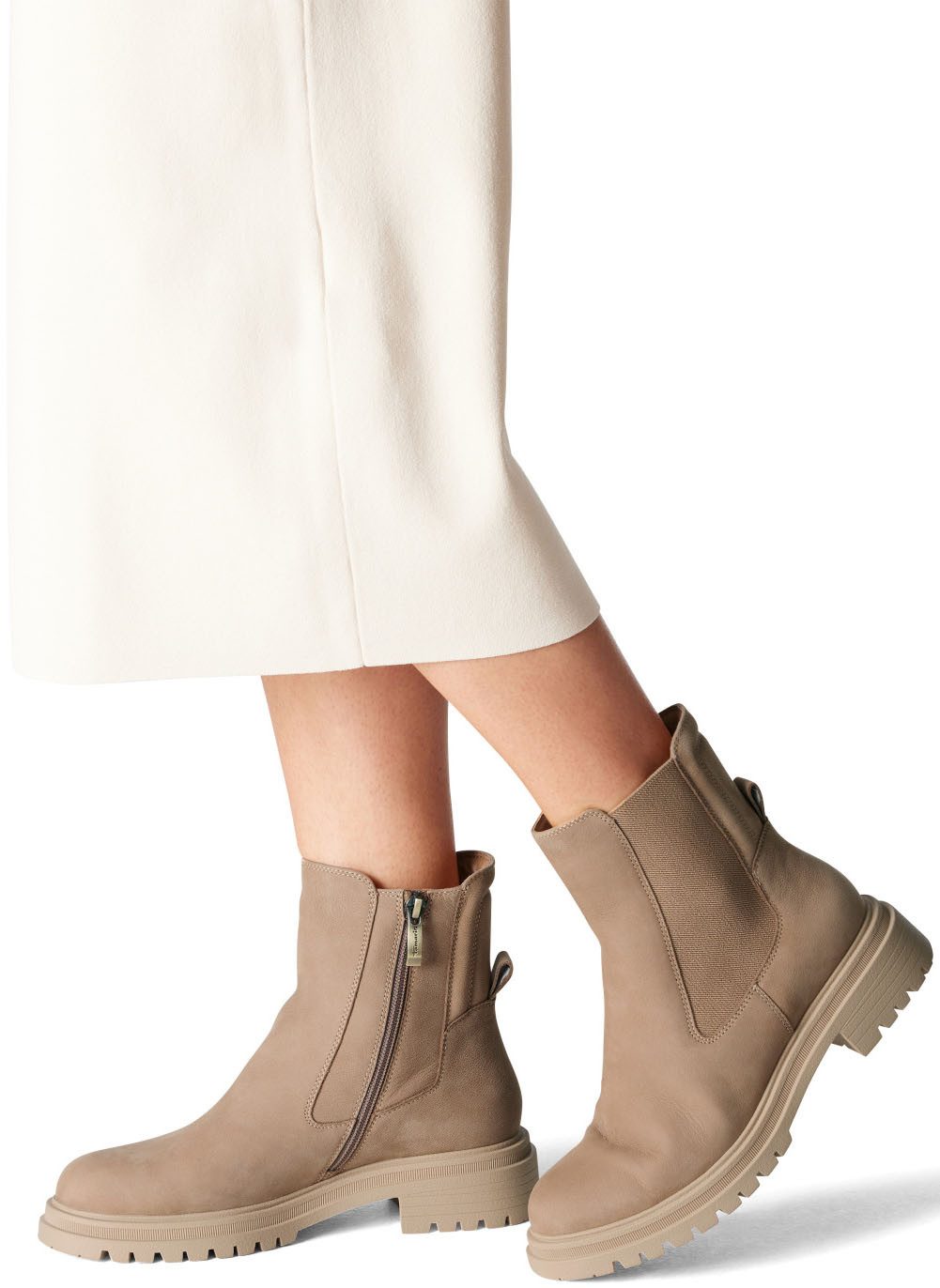 Tamaris Chelseaboots, Blockabsatz, Combat-Boots, Stiefelette mit günstig online kaufen