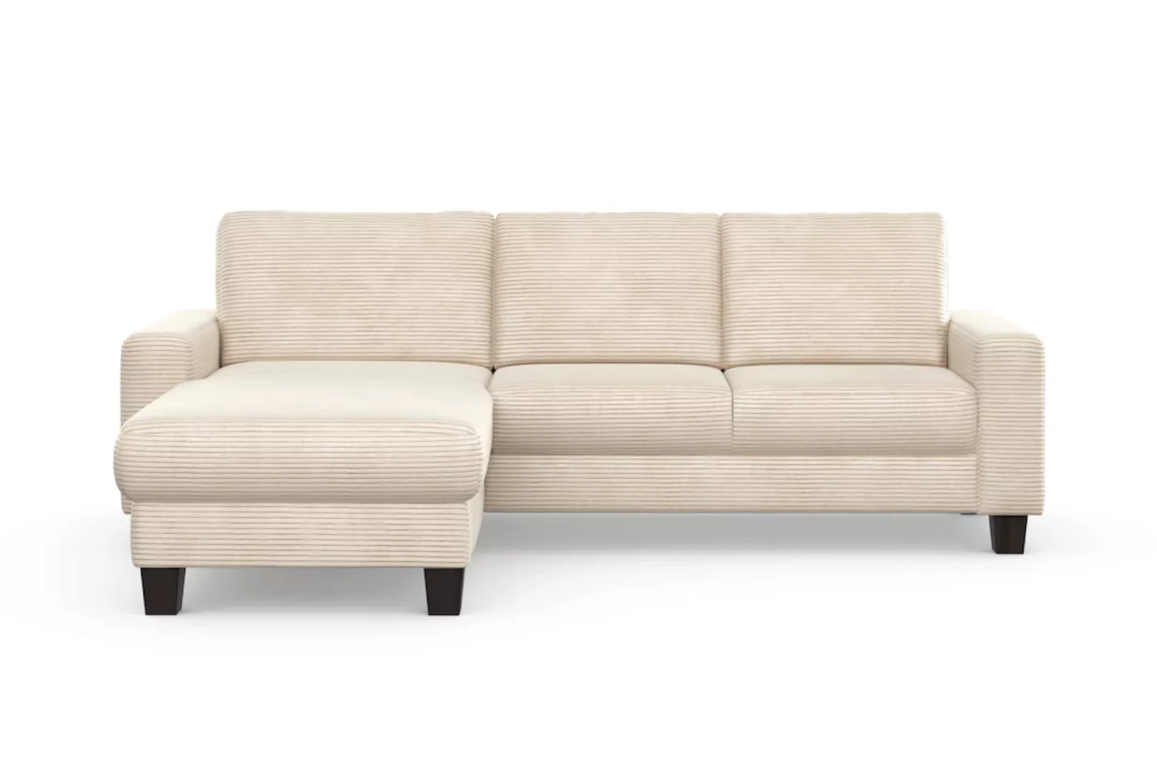 Home affaire Ecksofa "Summer L-Form", mit Recamiere, mit oder ohne Bettfunk günstig online kaufen