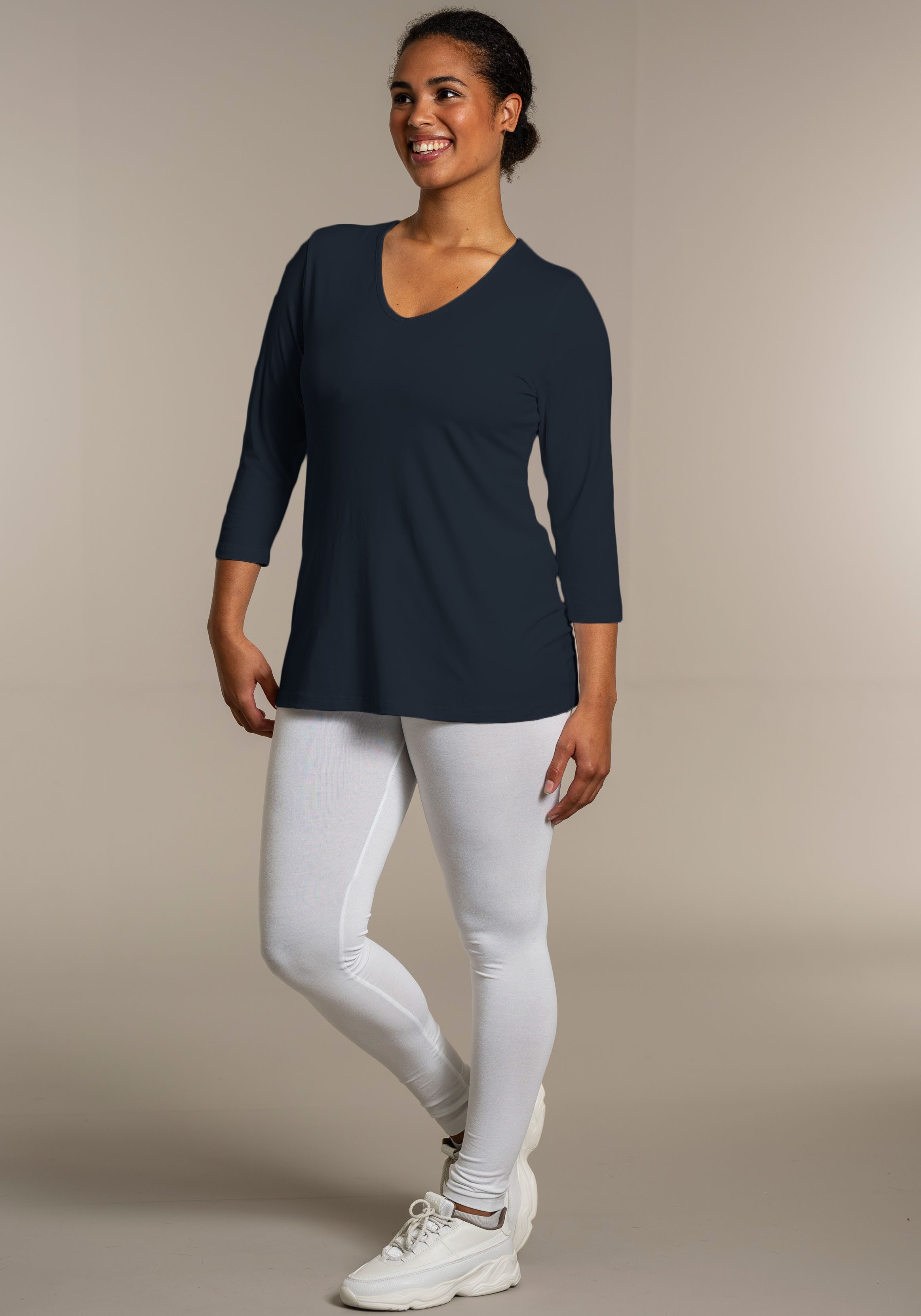 SANDGAARD 3/4-Arm-Shirt mit 3/4-Ärmeln günstig online kaufen