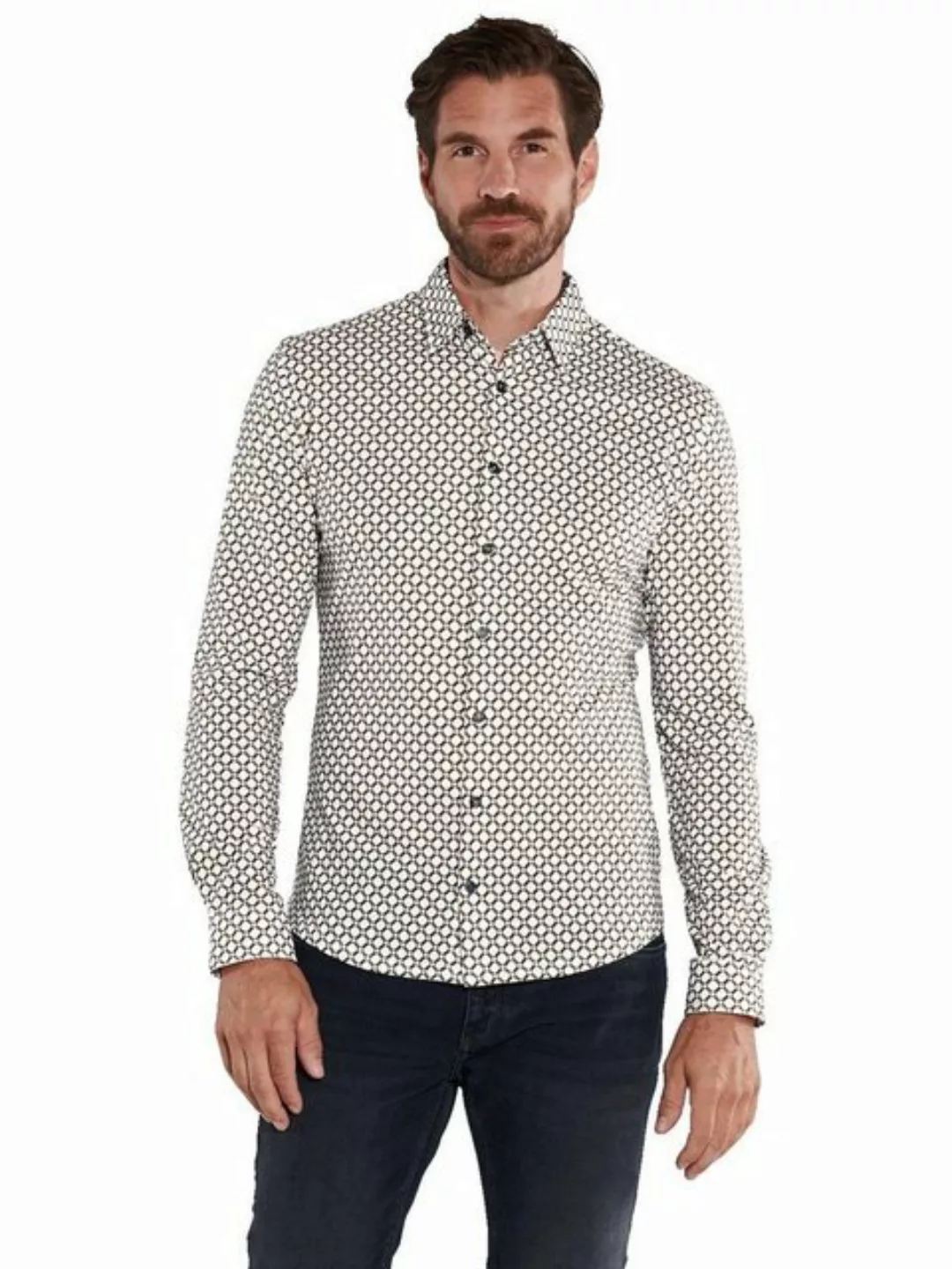 Engbers Langarmhemd Langarm-Hemd aus Jersey günstig online kaufen