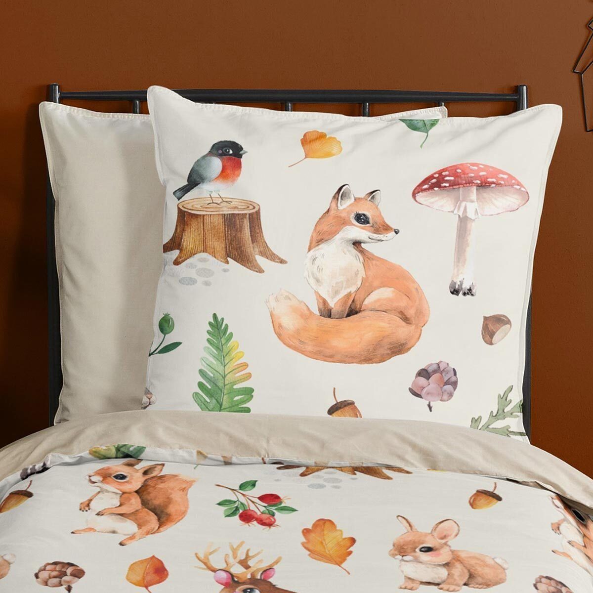 TRAUMSCHLAF Bettwäsche Waldtiere, Flanell, 2 teilig, günstig online kaufen