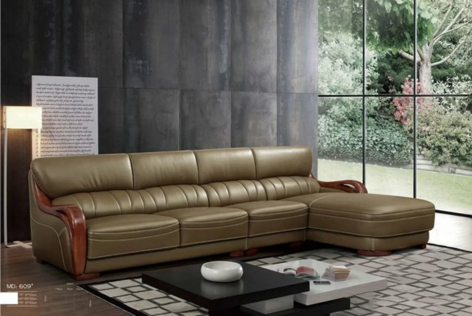 Xlmoebel Ecksofa Ecksofa mit italienischem Design Polsterung und Textilbezu günstig online kaufen