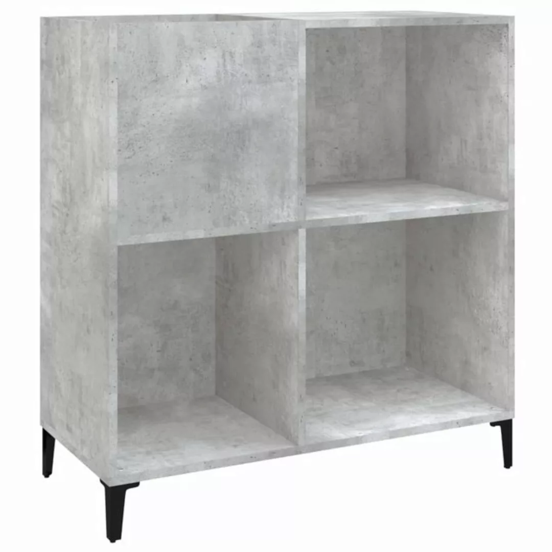 vidaXL Beistellschrank Plattenschrank Betongrau 84,5x38x89 cm Holzwerkstoff günstig online kaufen