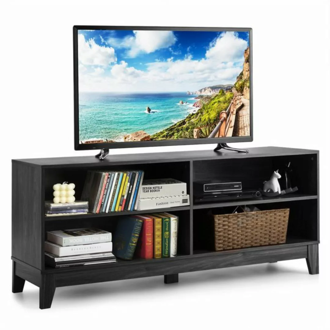 COSTWAY® TV-Ständer 147x40x61cm Fernsehtisch braun günstig online kaufen