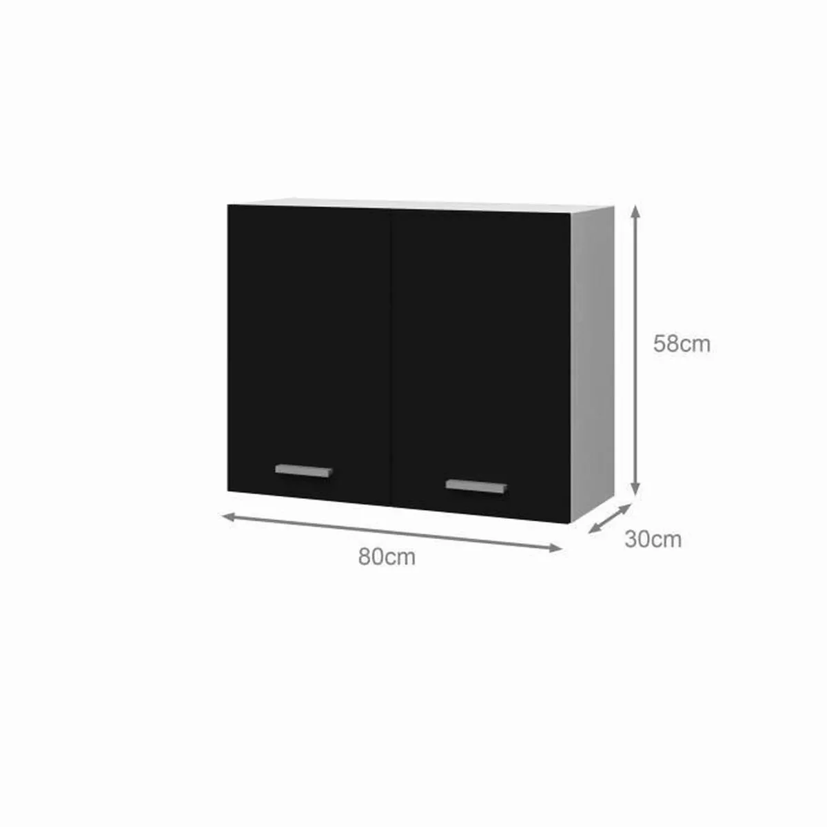 Schrank 60 X 30 X 58 Cm Matte Hinterseite günstig online kaufen