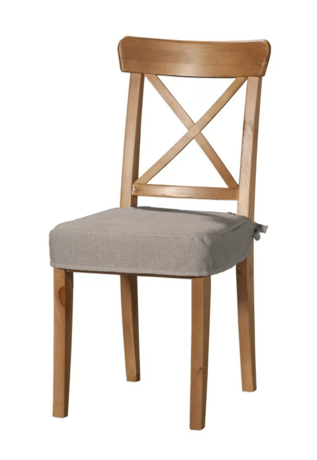 Sitzkissen geeignet für das Ikea Modell Ingolf, beige-grau, Modell Inglof, günstig online kaufen