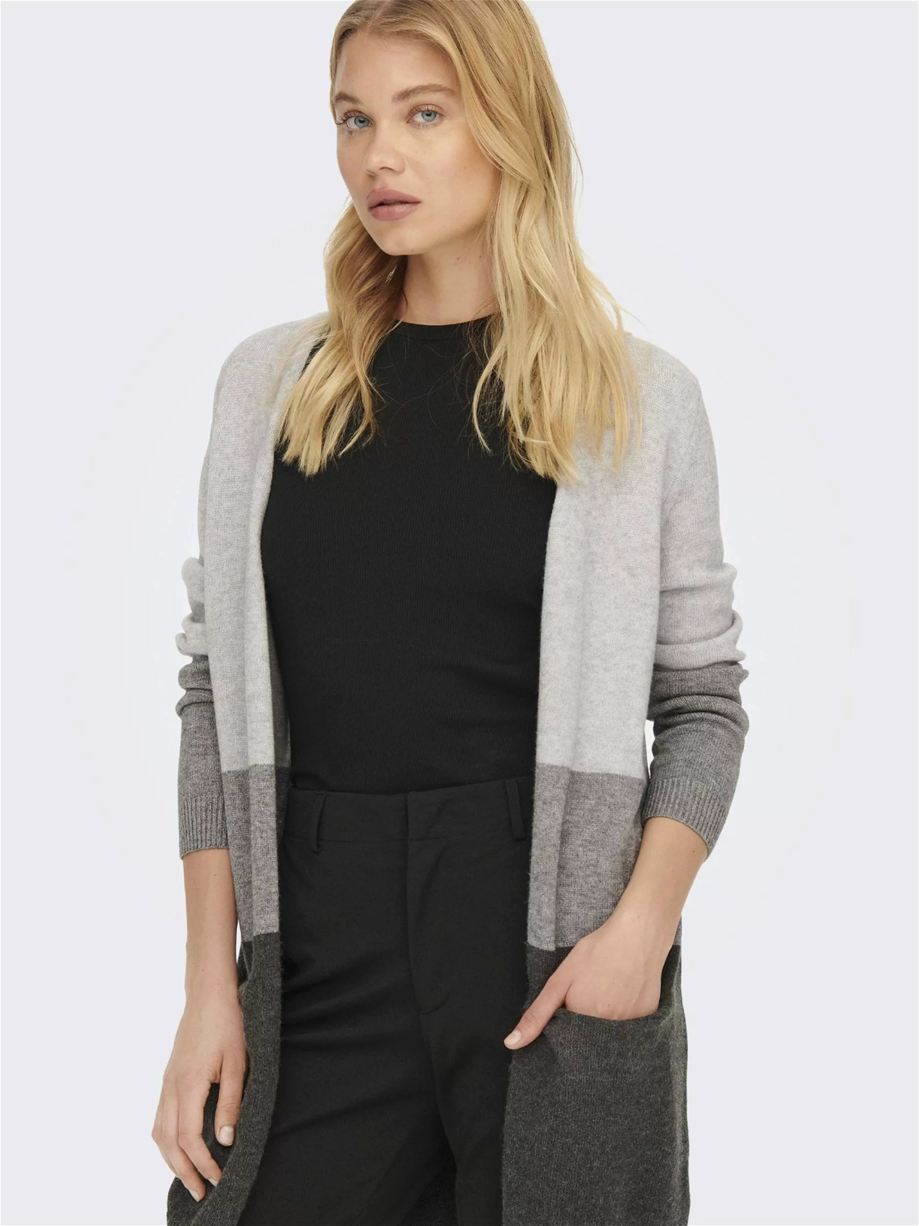 ONLY Longstrickjacke "ONLQUEEN L/S LONG CARDIGAN KNT NOOS" günstig online kaufen