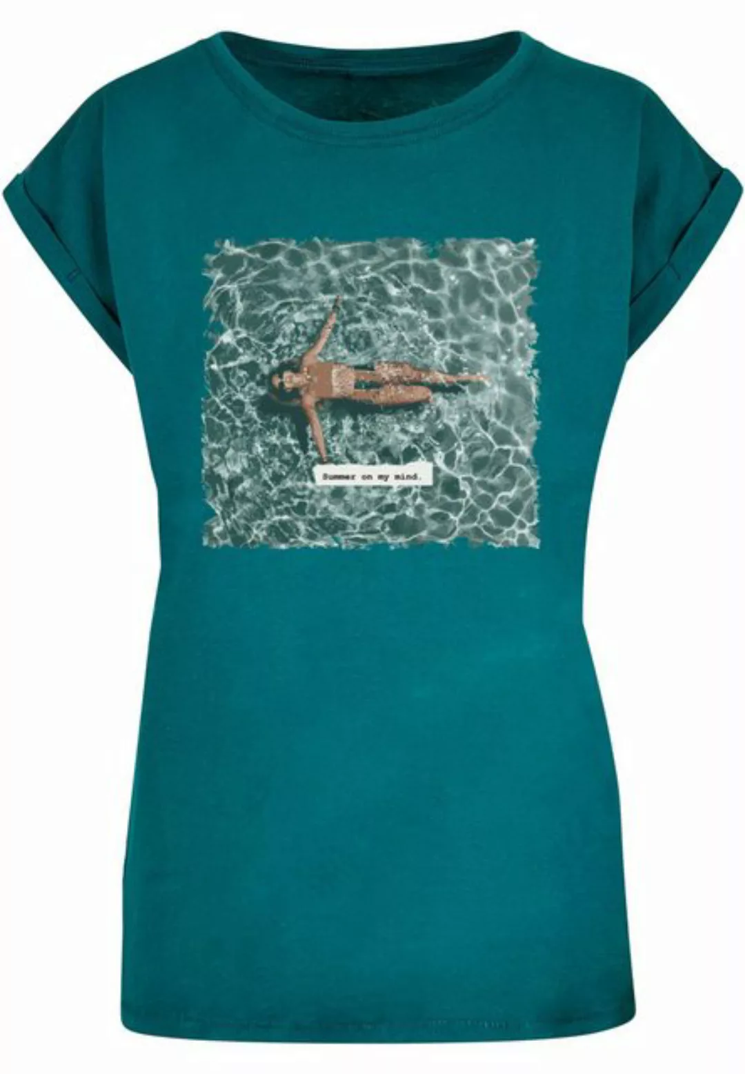 Merchcode T-Shirt Merchcode Damen Ladies Summer - On My Mind T-Shirt (1-tlg günstig online kaufen