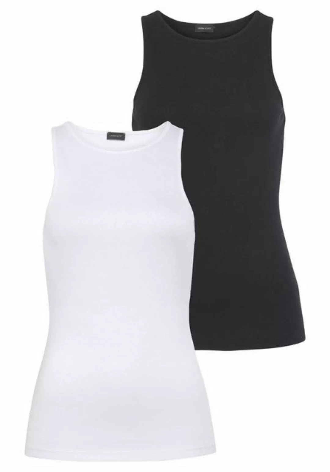 Laura Scott Tanktop (Set, 2-tlg) aus Ripp-Qualität im Doppelpack - NEUE KOL günstig online kaufen