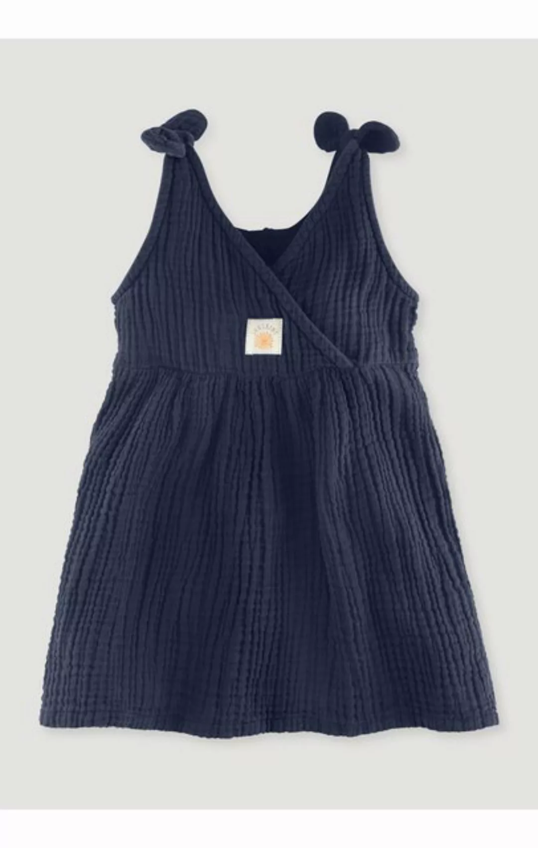 Hessnatur A-Linien-Kleid Musselin aus reiner Bio-Baumwolle (1-tlg) günstig online kaufen