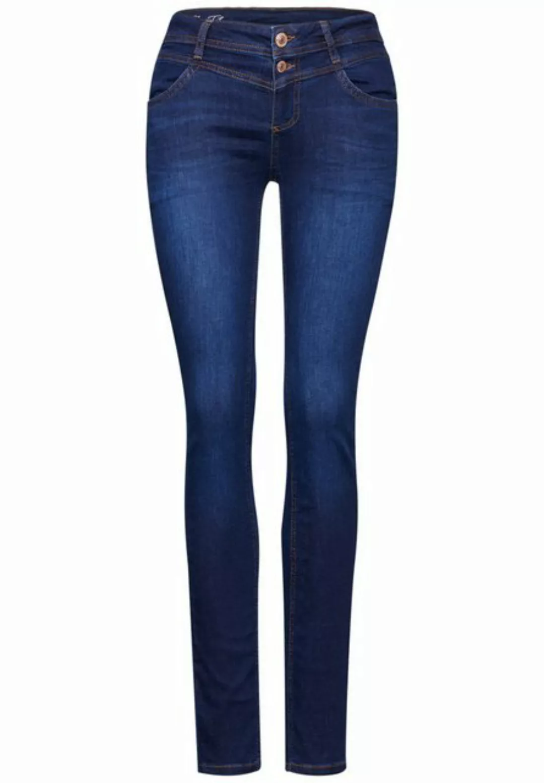 STREET ONE Slim-fit-Jeans, Middle Waist günstig online kaufen