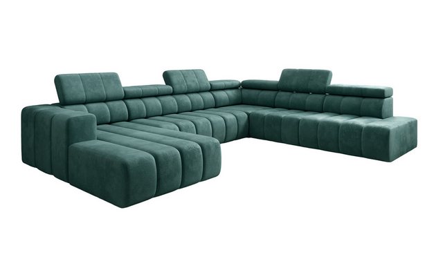 Luxusbetten24 Schlafsofa Designer Sofa Aurora Maxi, mit elektrischer Sitzer günstig online kaufen