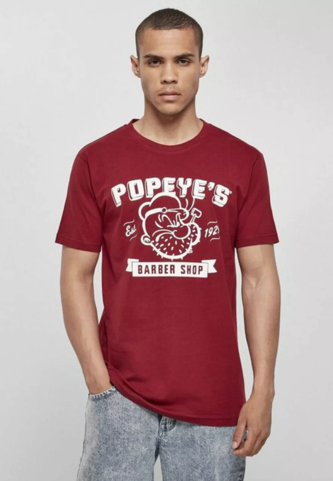 Merchcode T-Shirt "Merchcode Herren Popeye Barber Shop Tee" günstig online kaufen