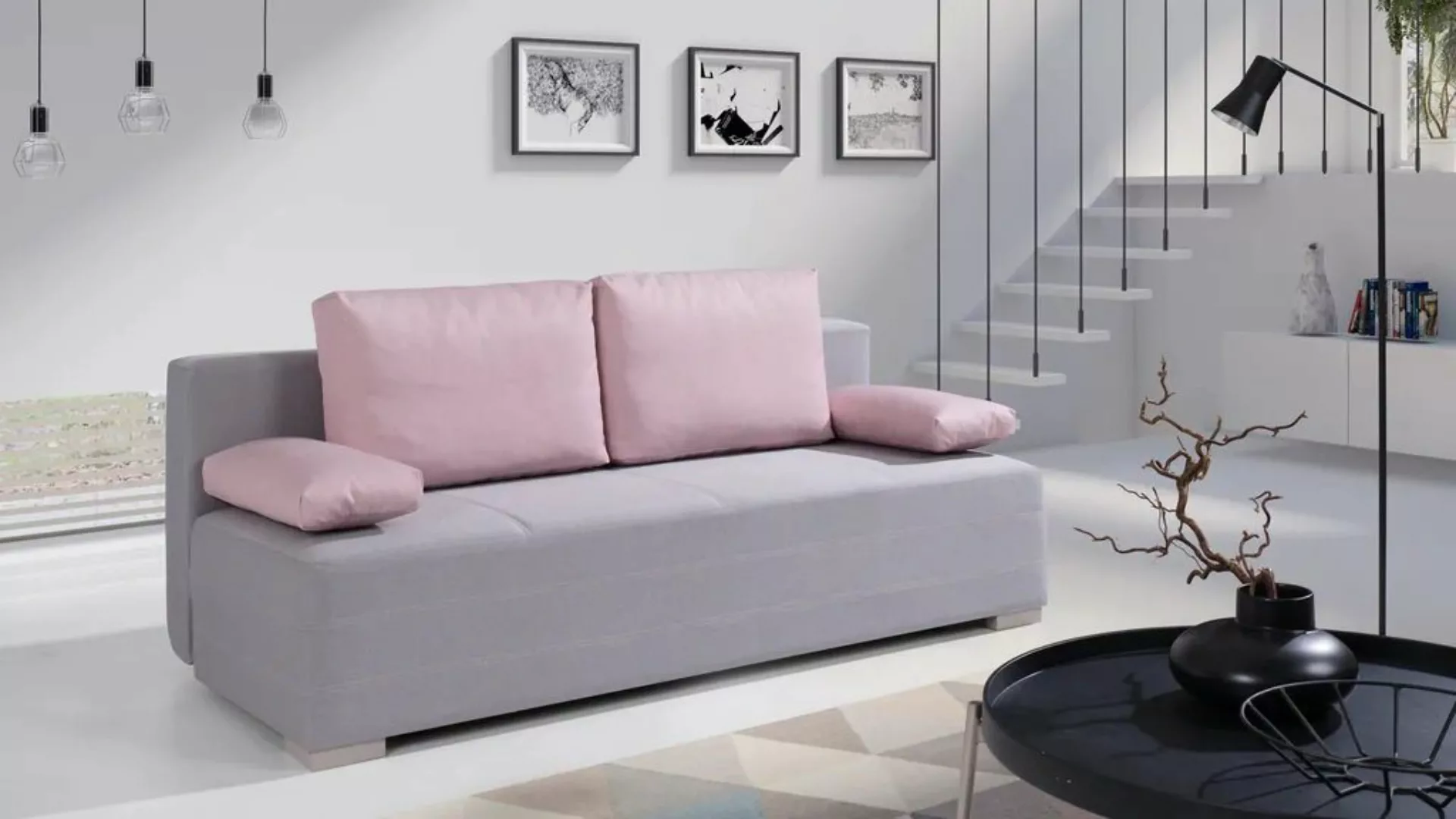 DB-Möbel Schlafsofa Sofa mit Schlaffunktion "IVET" Sofa vom Hersteller günstig online kaufen