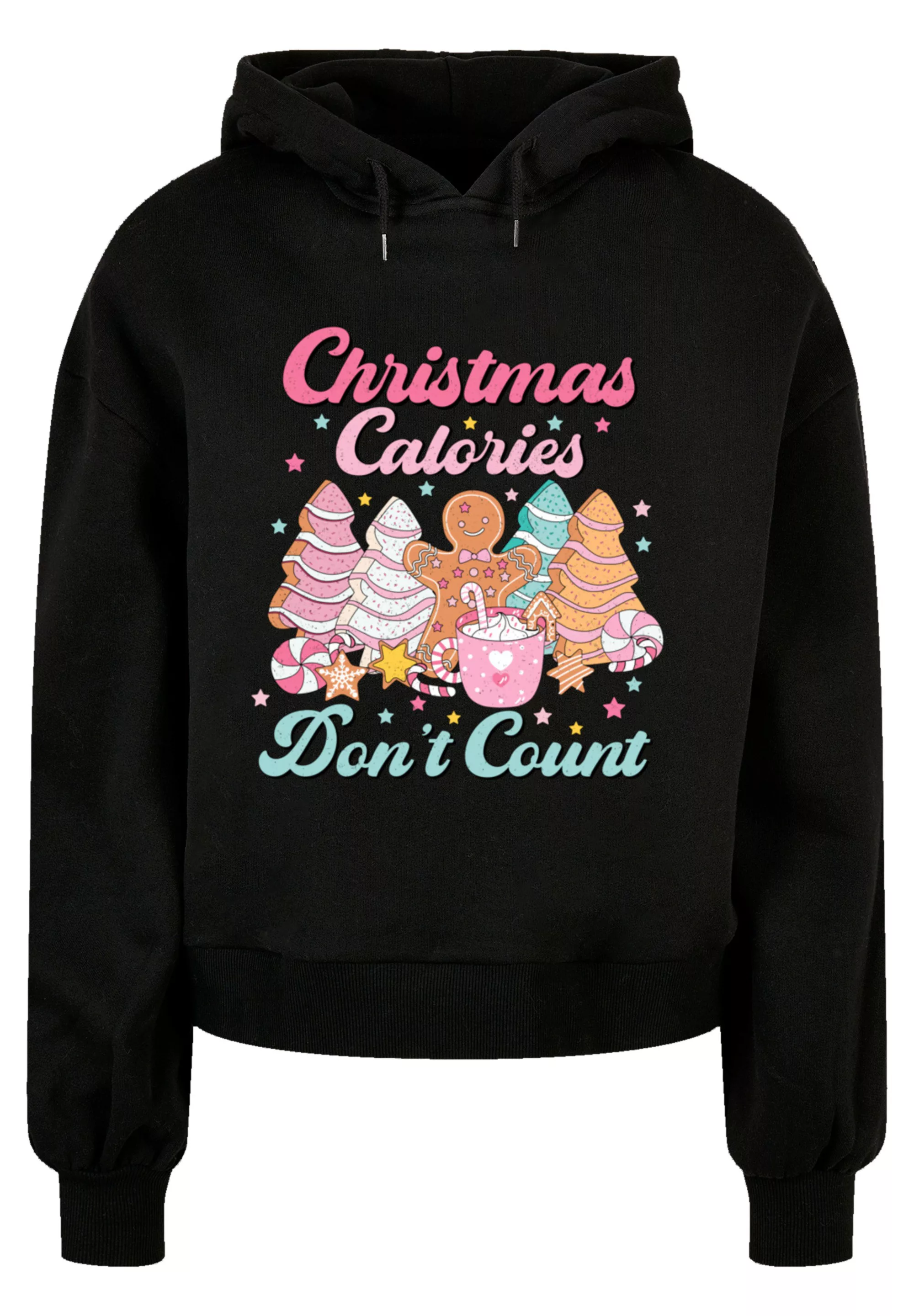 F4NT4STIC Kapuzenpullover "Weihnachten Calories Dont Count Candy", Premium günstig online kaufen