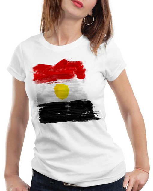 style3 T-Shirt Flagge Ägypten Fußball Sport Egypt WM EM Fahne günstig online kaufen