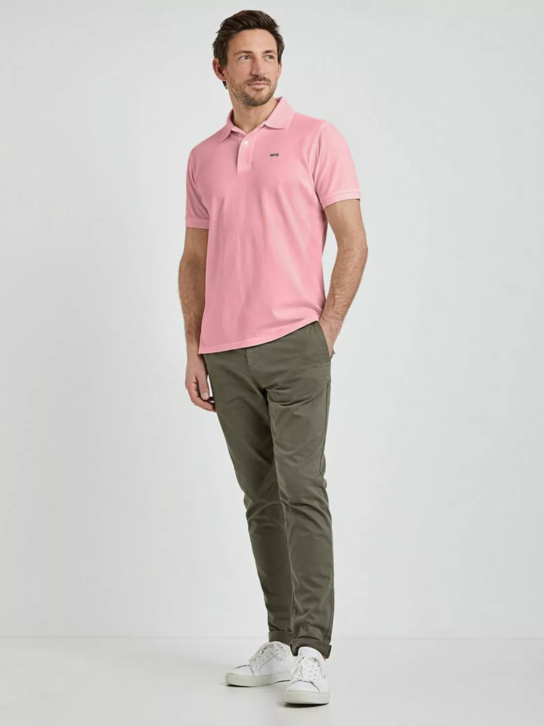 McGregor Piqué Poloshirt Rosa - Größe M günstig online kaufen