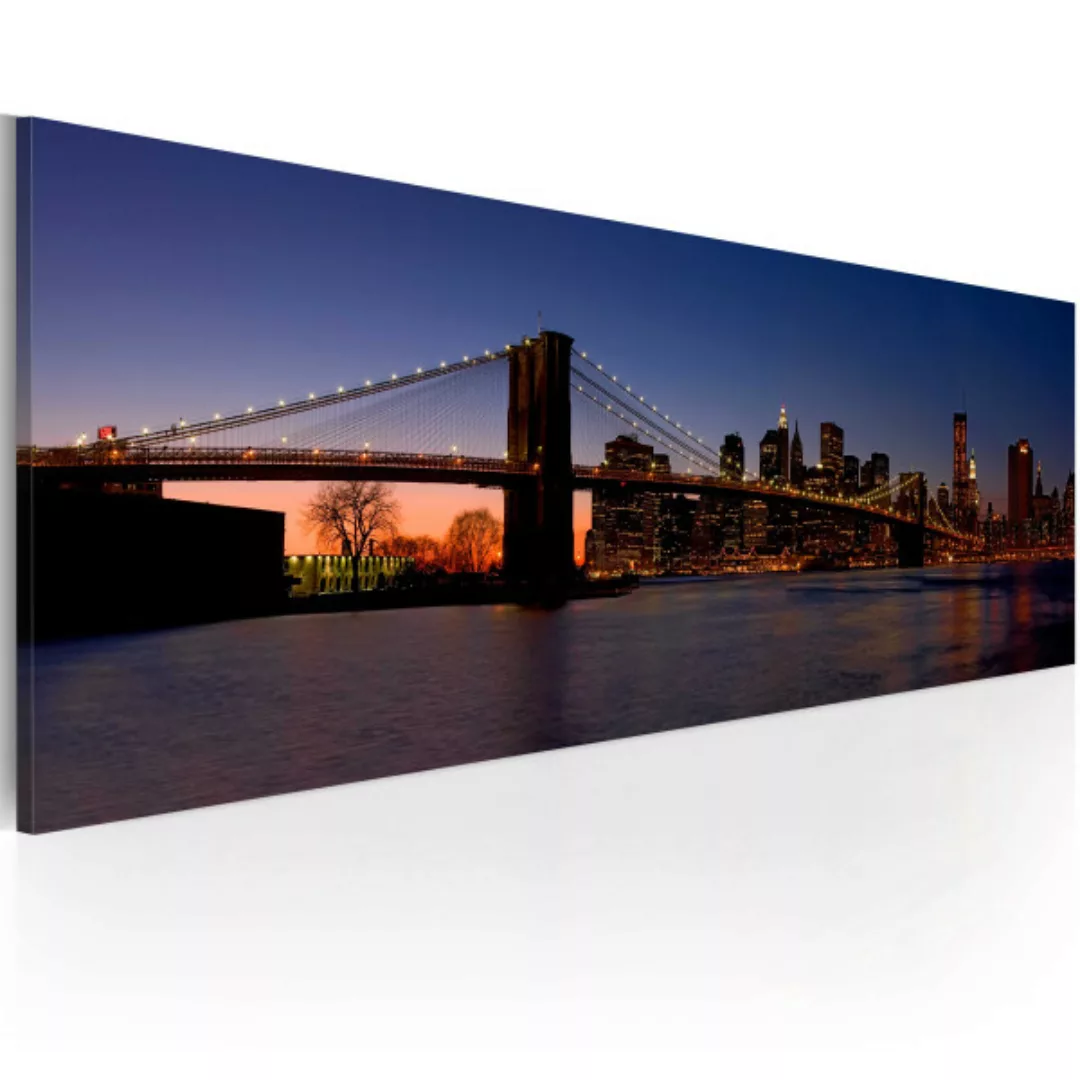 Bild auf Leinwand Brooklyn Bridge - Ponorama XXL günstig online kaufen