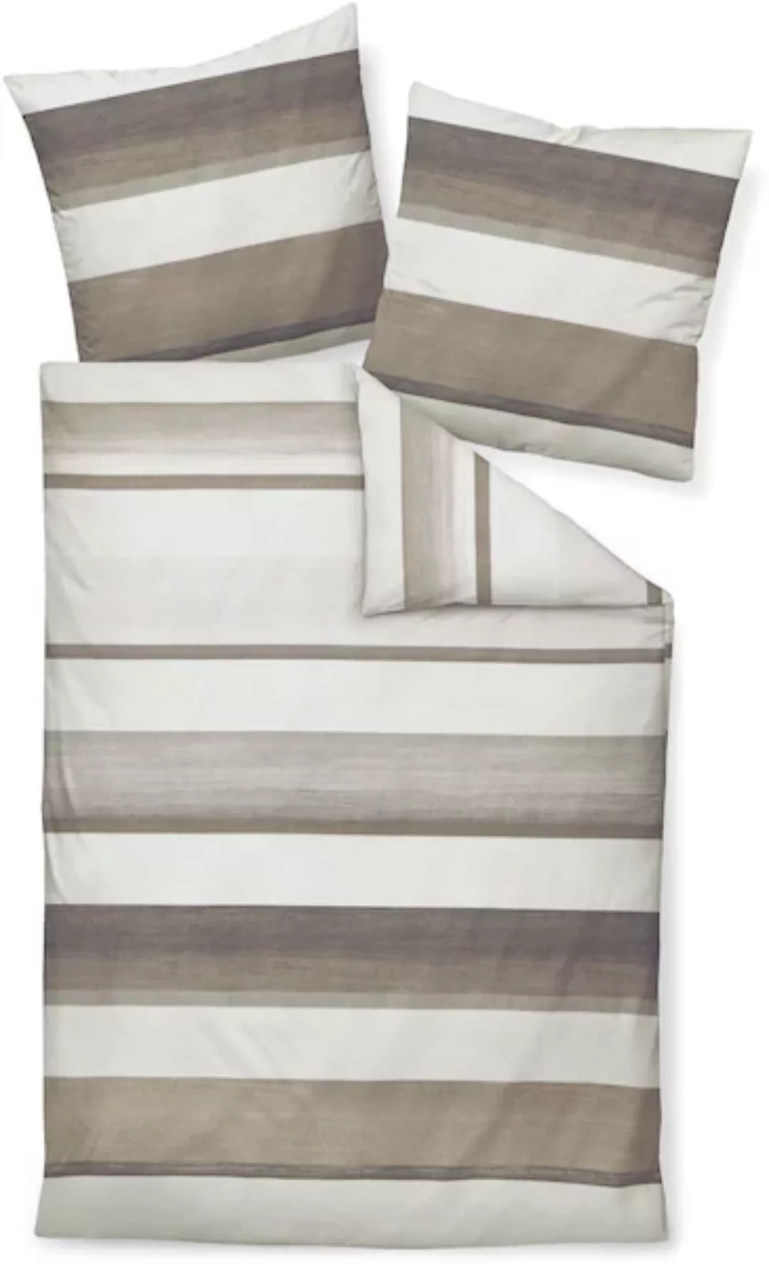 Janine Janine Feinbiber DAVOS 65158 schiefer Größe:  200x220 cm + 2x80x80 c günstig online kaufen