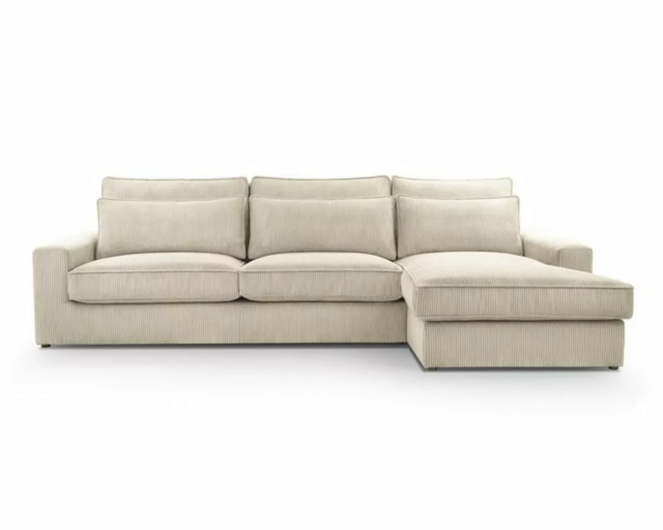 Deine Möbel 24 Wohnlandschaft SISSI XL MINI 308 cm breit Ecksofa Sofa Wohnz günstig online kaufen