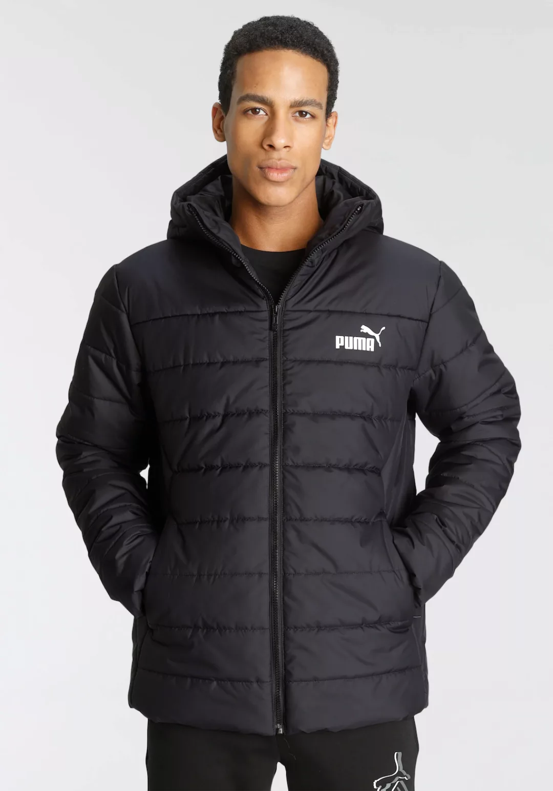 PUMA Steppjacke "ESS HOODED PADDED JACKET", mit Kapuze günstig online kaufen