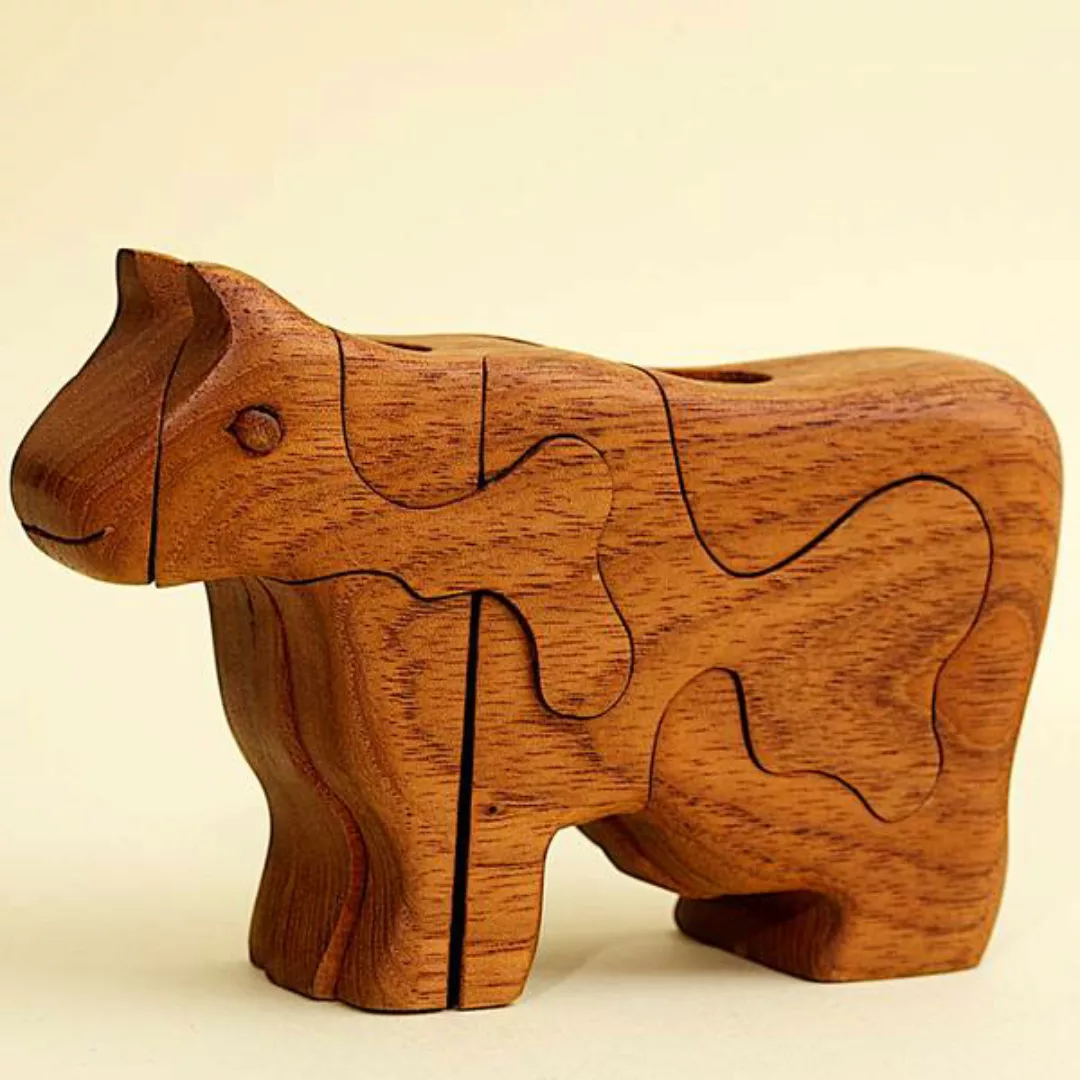 3d Holzpuzzle - Kuh günstig online kaufen