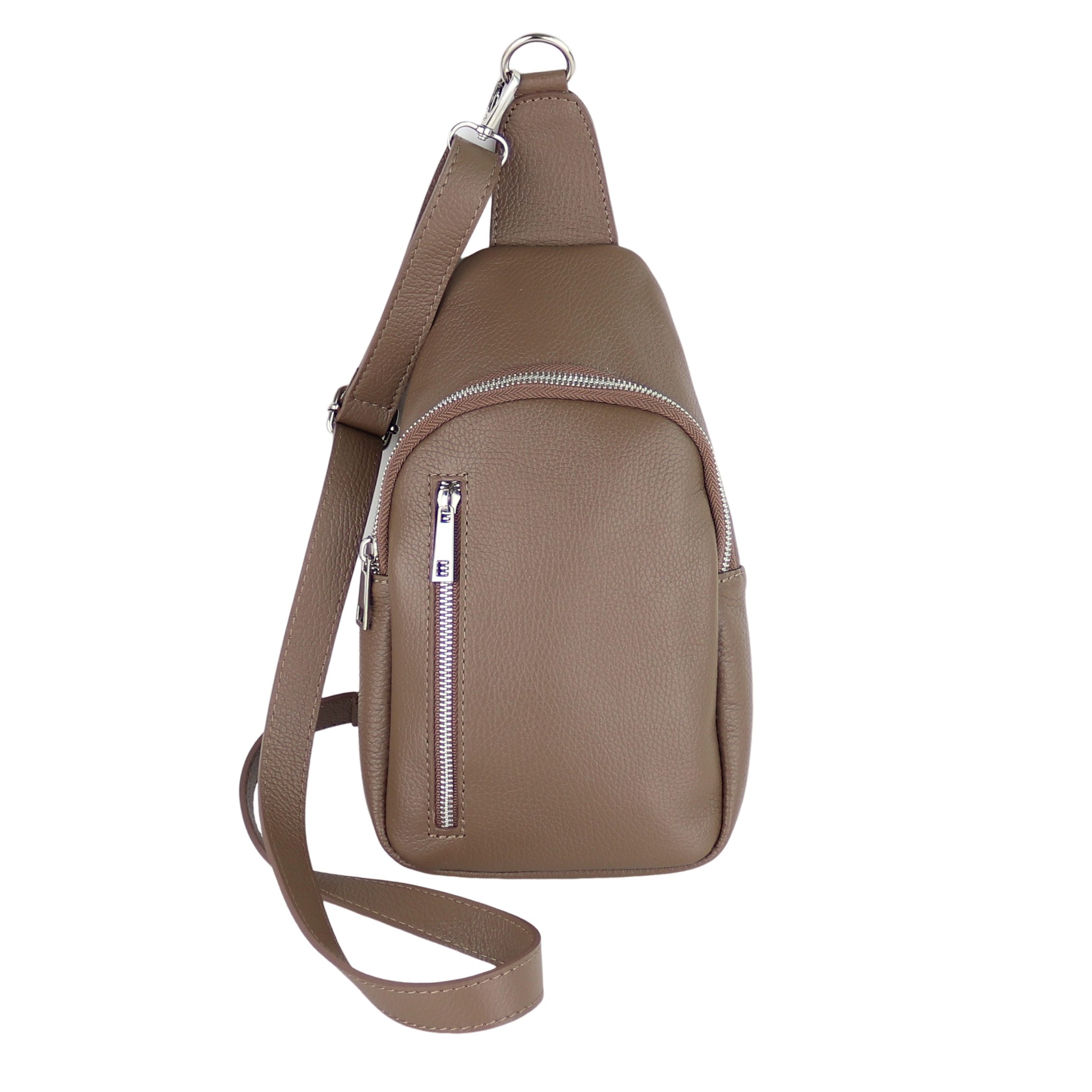 MIRROSI Umhängetasche Sling Bag,Brusttasche, aus Echtleder, günstig online kaufen