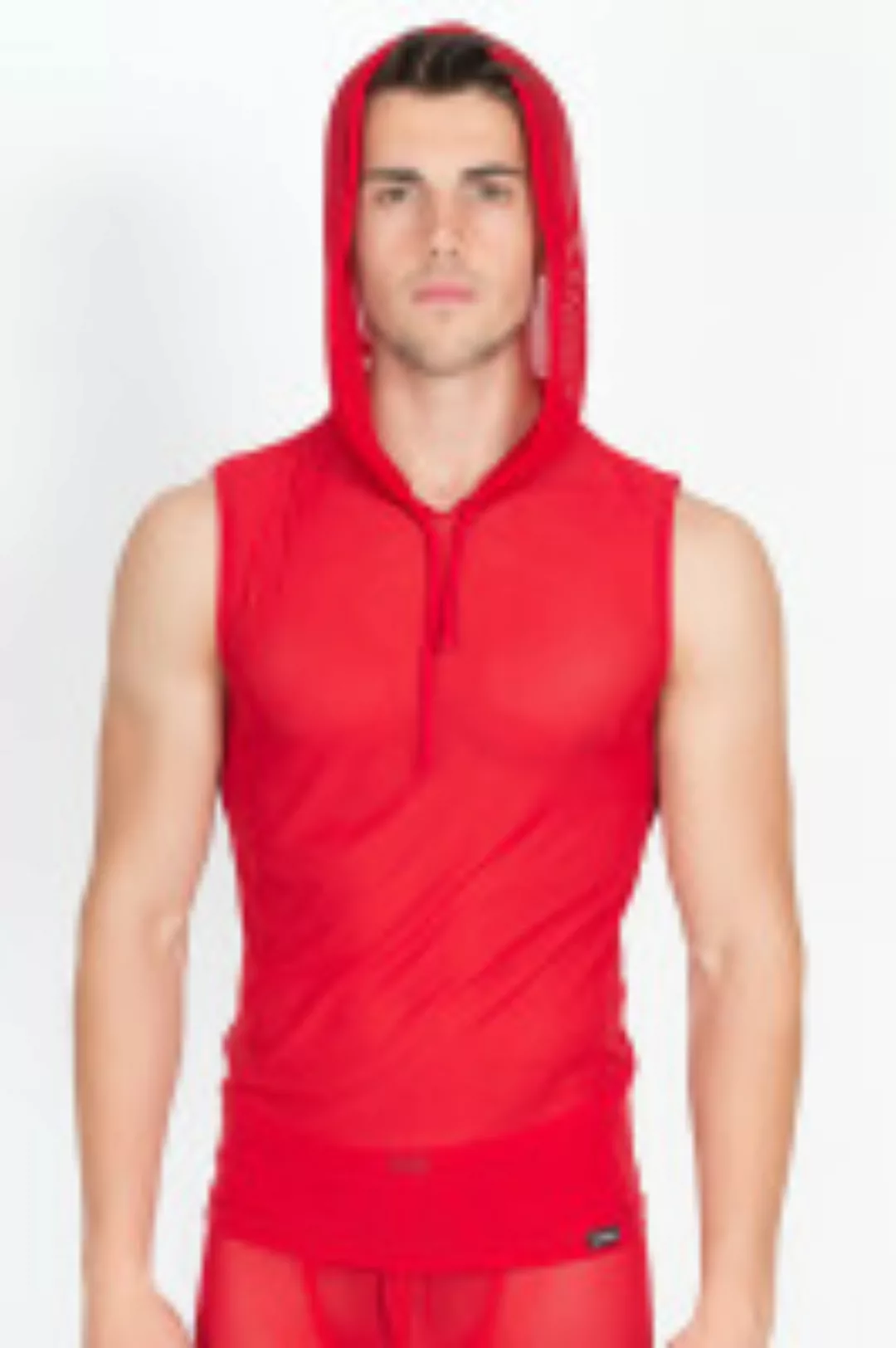 Rotes Shirt mit Kapuze günstig online kaufen