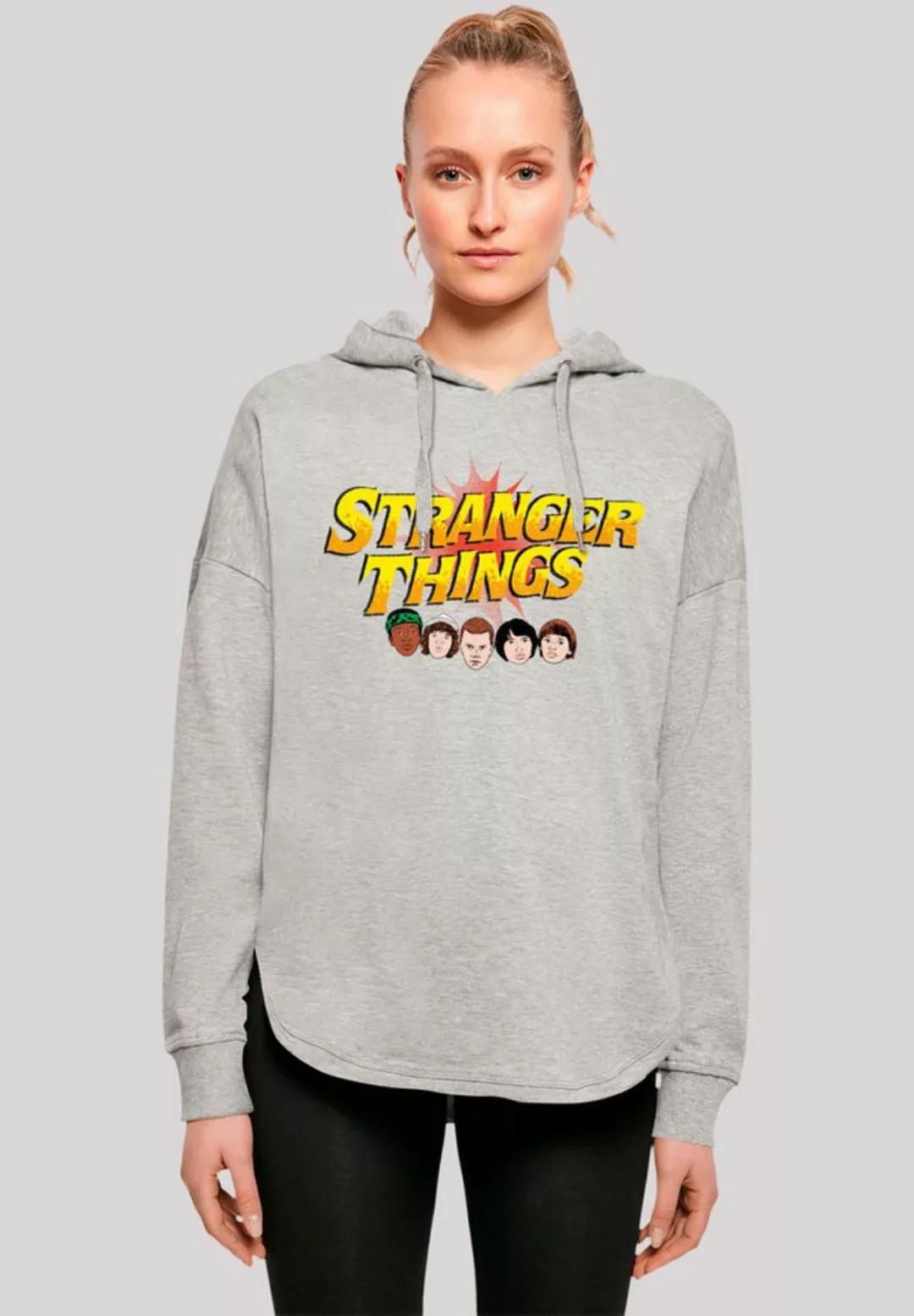 F4NT4STIC Kapuzenpullover "Stranger Things Comic Heads Netflix TV Series", günstig online kaufen