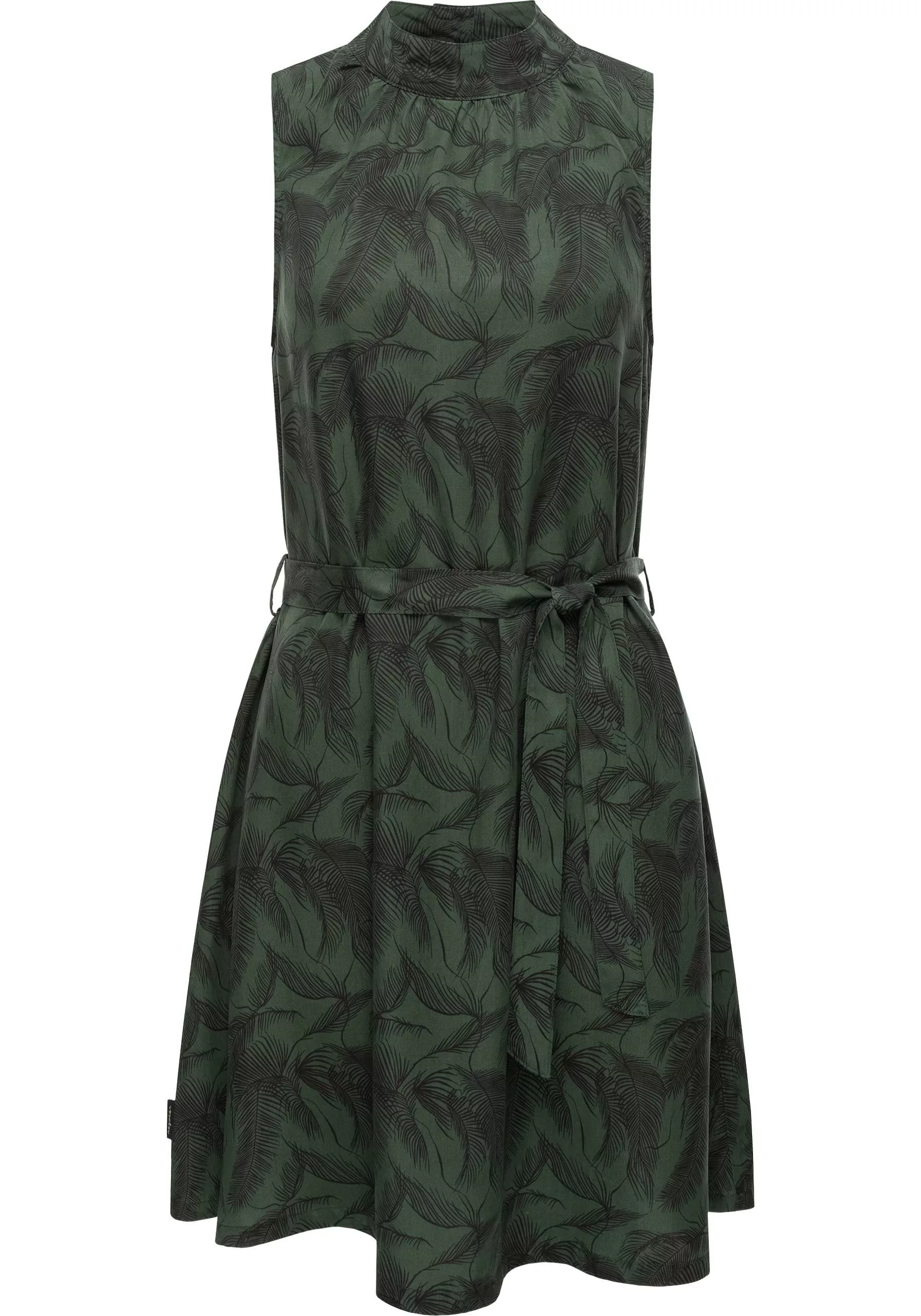 Ragwear Blusenkleid "Angyc Organic", hochgeschlossenes Sommerkleid mit Bind günstig online kaufen
