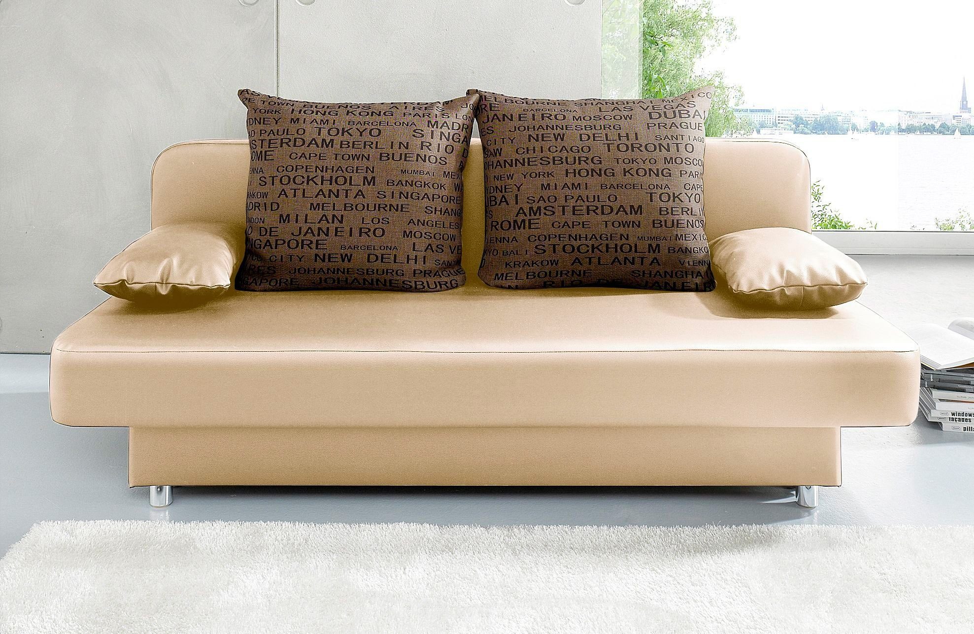 COLLECTION AB Schlafsofa "Ulla inkl. Bettfunktion und Bettkasten", Schlafso günstig online kaufen