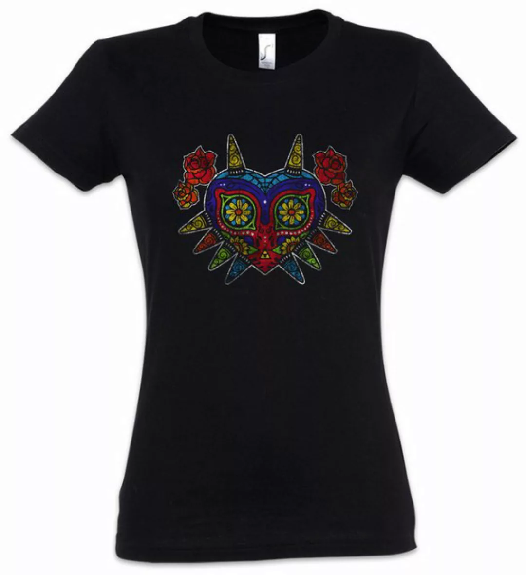 Urban Backwoods Print-Shirt Mexican Majora's Mask Damen T-Shirt Horror Kid günstig online kaufen