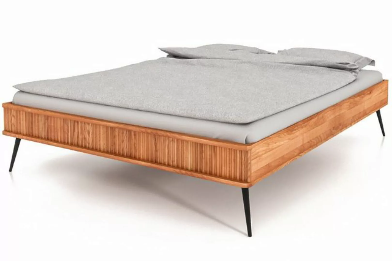 byoak Bett KULA 90 x 200 aus Massivholz, ohne Kopfteil, Naturgeölt günstig online kaufen