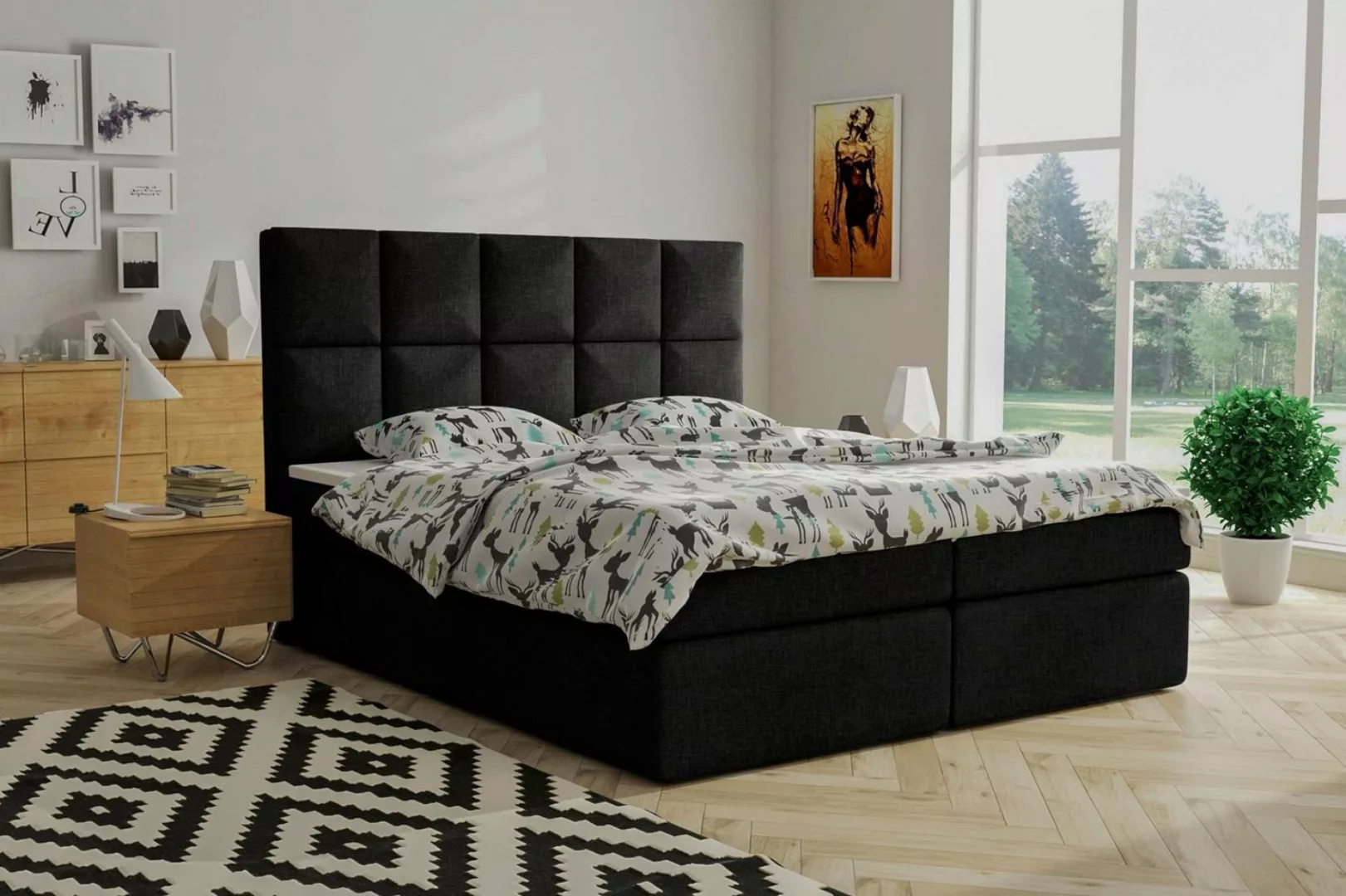 99rooms Boxspringbett Spirit (Schlafzimmerbett, Bett), Design günstig online kaufen