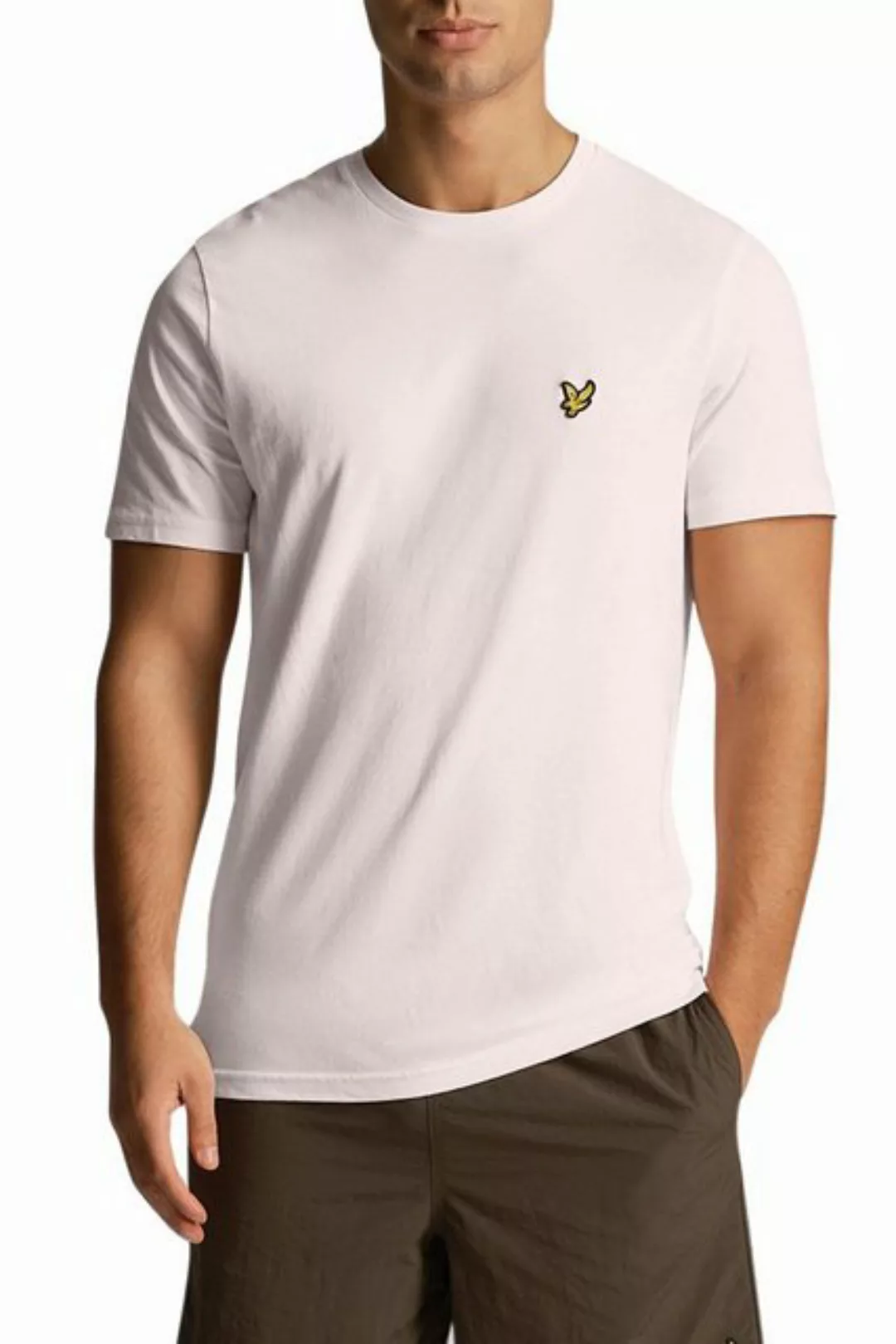 Lyle & Scott T-Shirt Aus 100% Baumwolle Gerader Schnitt günstig online kaufen
