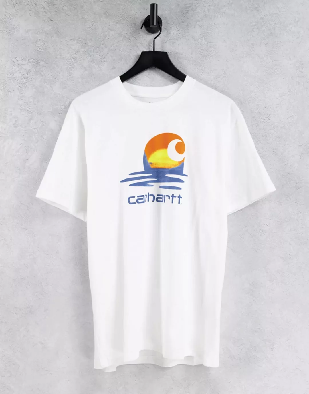 Carhartt WIP – Lagoon C – T-Shirt in Weiß günstig online kaufen