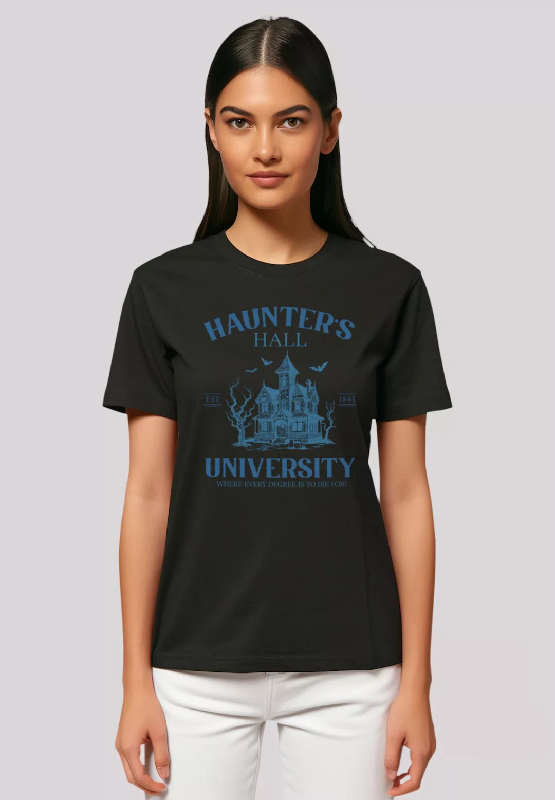 F4NT4STIC T-Shirt "Halloween University Haunters hall", Premium Qualität, H günstig online kaufen