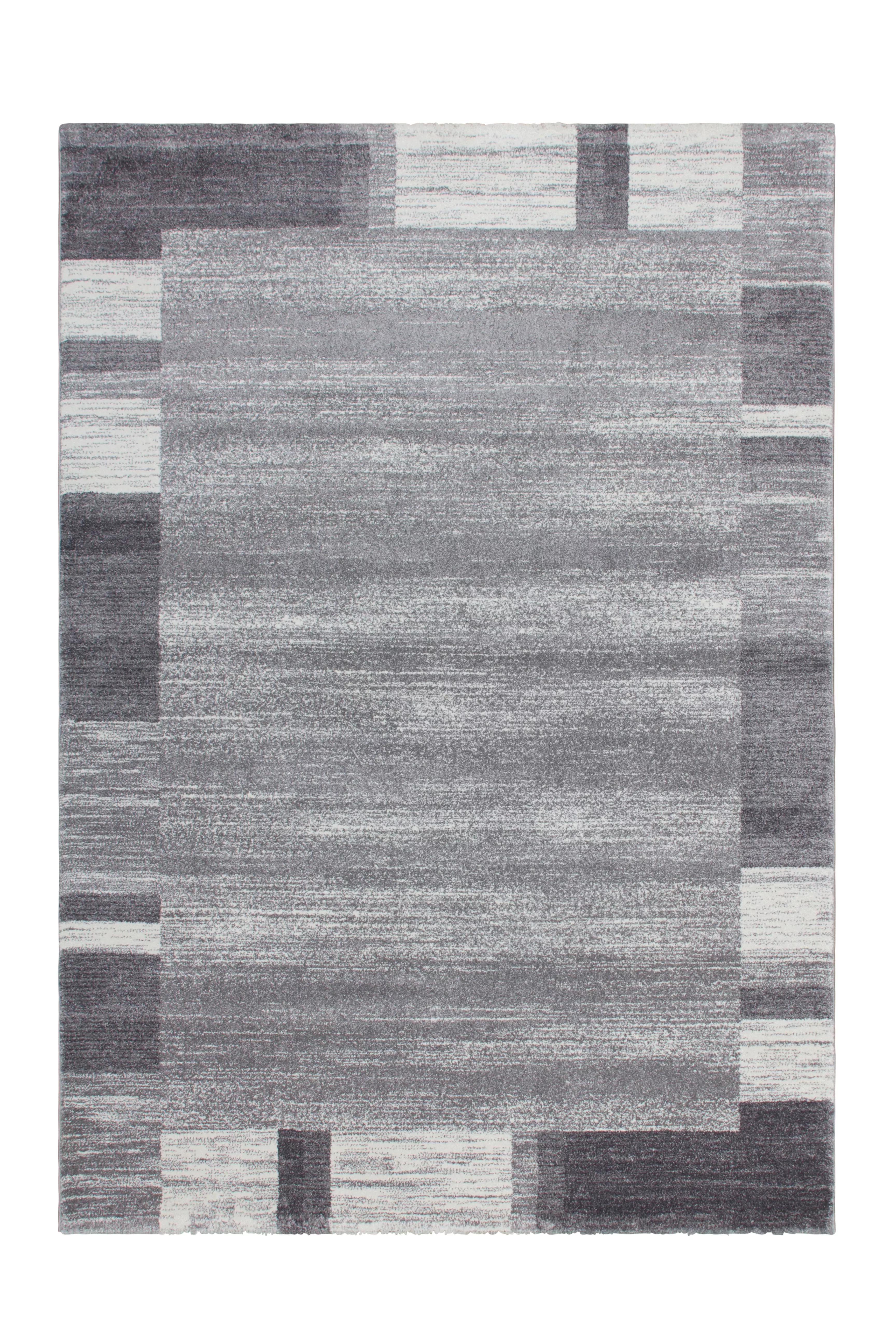 Kayoom Kurzflorteppich Falkland - Darwin Silber 160cm X 230cm günstig online kaufen